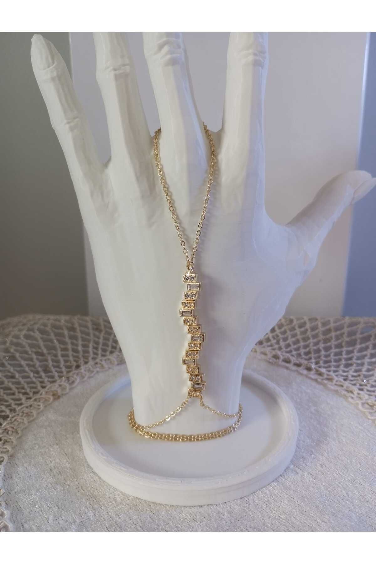 sessjewelry Gold taşlı detay şahmeran