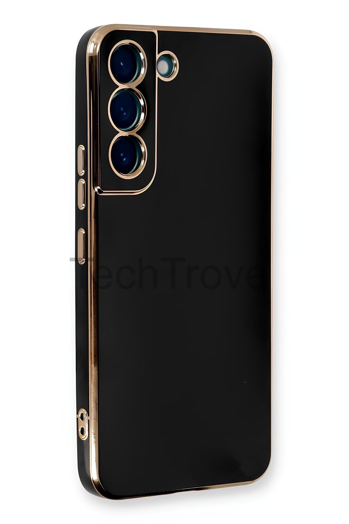 TechTrove Samsung Galaxy S21 FE Kılıf Parlak Tasrım Kamera Korumalı Ultra Yumuşak Esnek A+ Kalite Kapak
