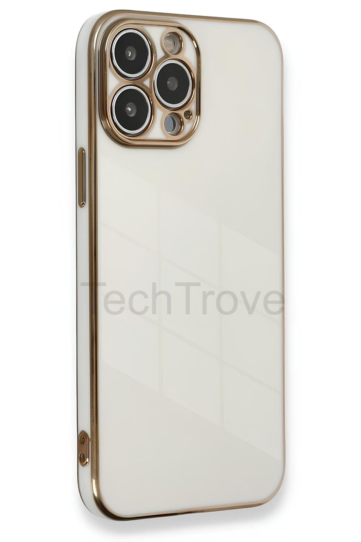 TechTrove iPhone 13 Pro Max Kılıf Parlak Tasrım Kamera Korumalı Ultra Yumuşak Esnek A+ Kalite Kapak