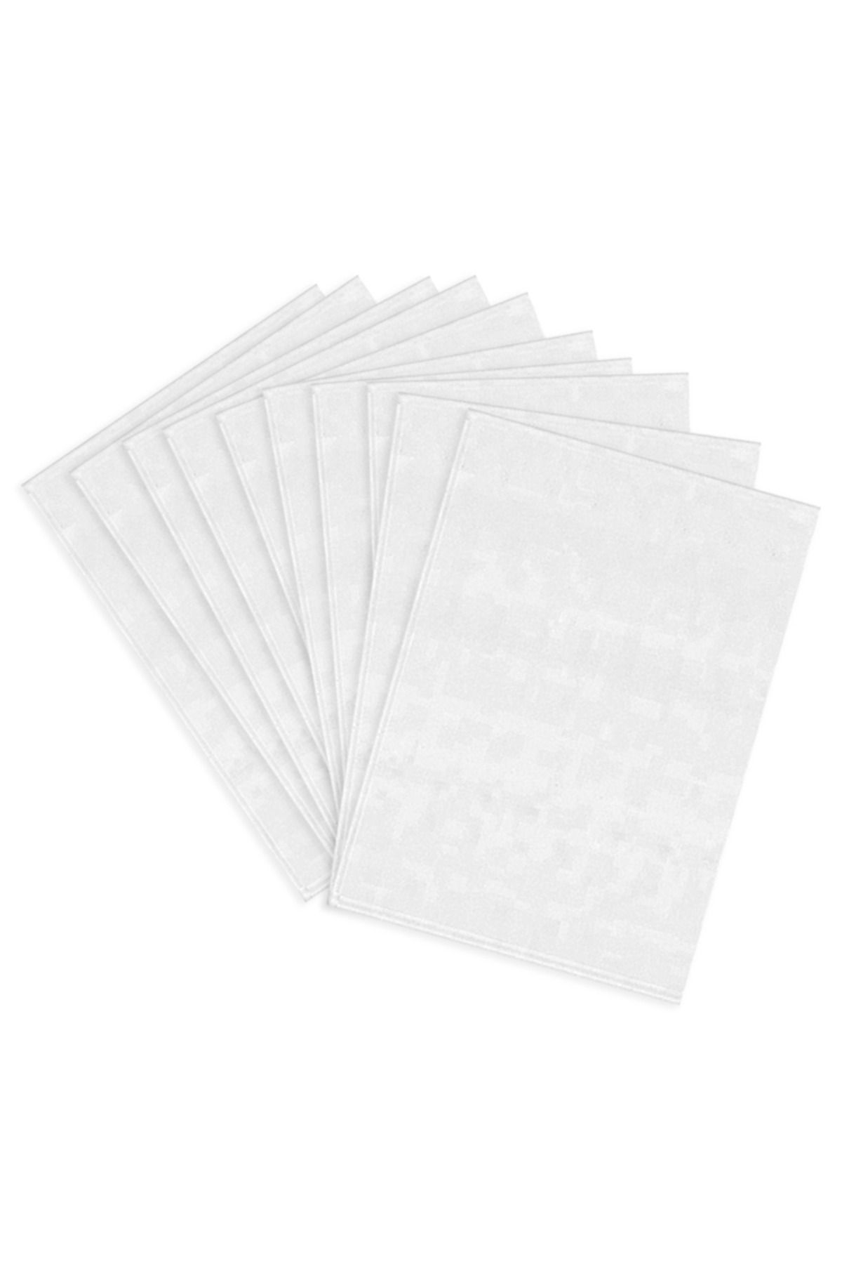 ALPJOY 50x70 Eva Tabaka Simli Beyaz 10'lu Paket