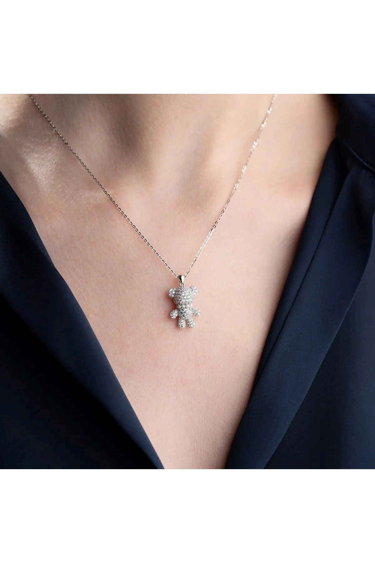 beonejewelry AYICIK TAŞLI KOLYE | 925 GÜMÜŞ