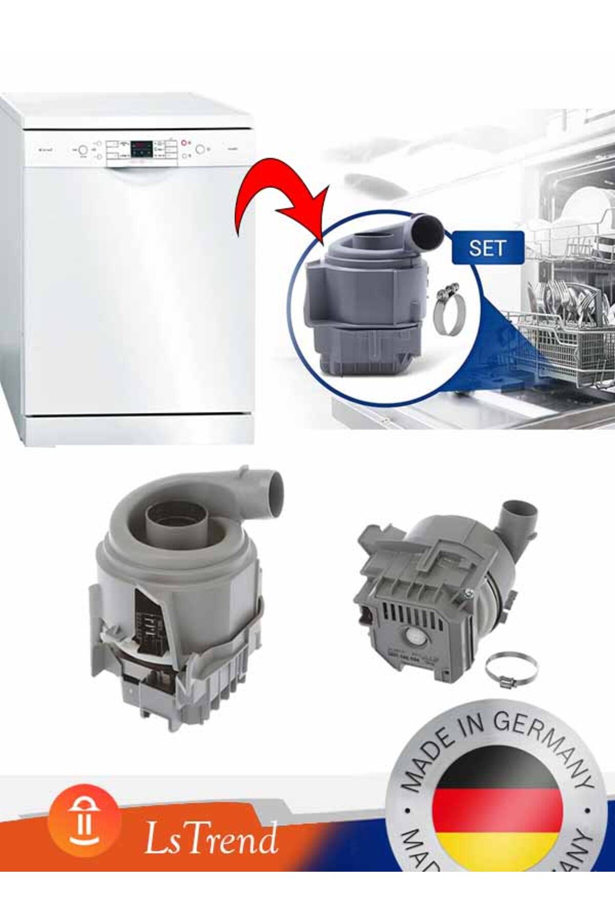 Ls Trend Bosch Siemens Profilo Bulaşık Makineleri ile Uyumlu Isı Pompası (Uyumluluk Sorunuz)