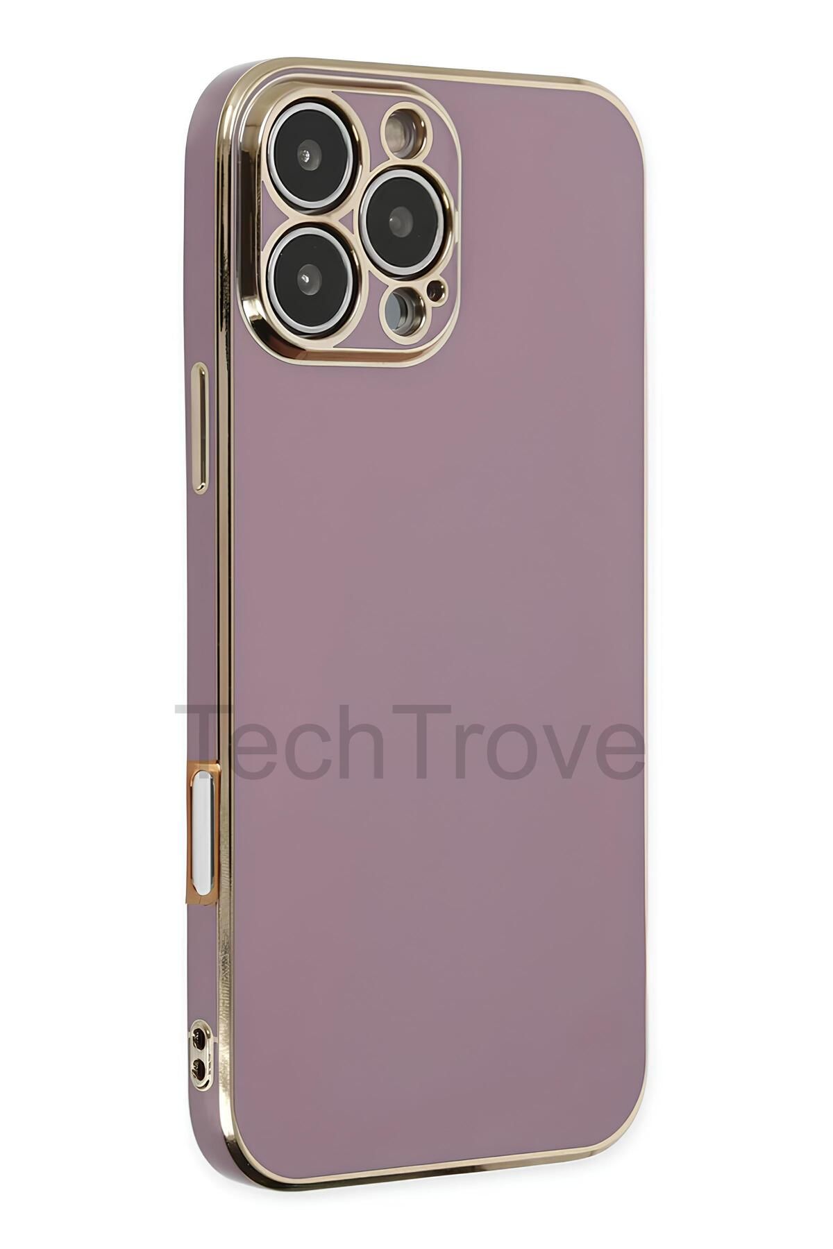 TechTrove iPhone 16 Pro Max Kılıf Parlak Tasrım Kamera Korumalı Ultra Yumuşak Esnek A+ Kalite Kapak