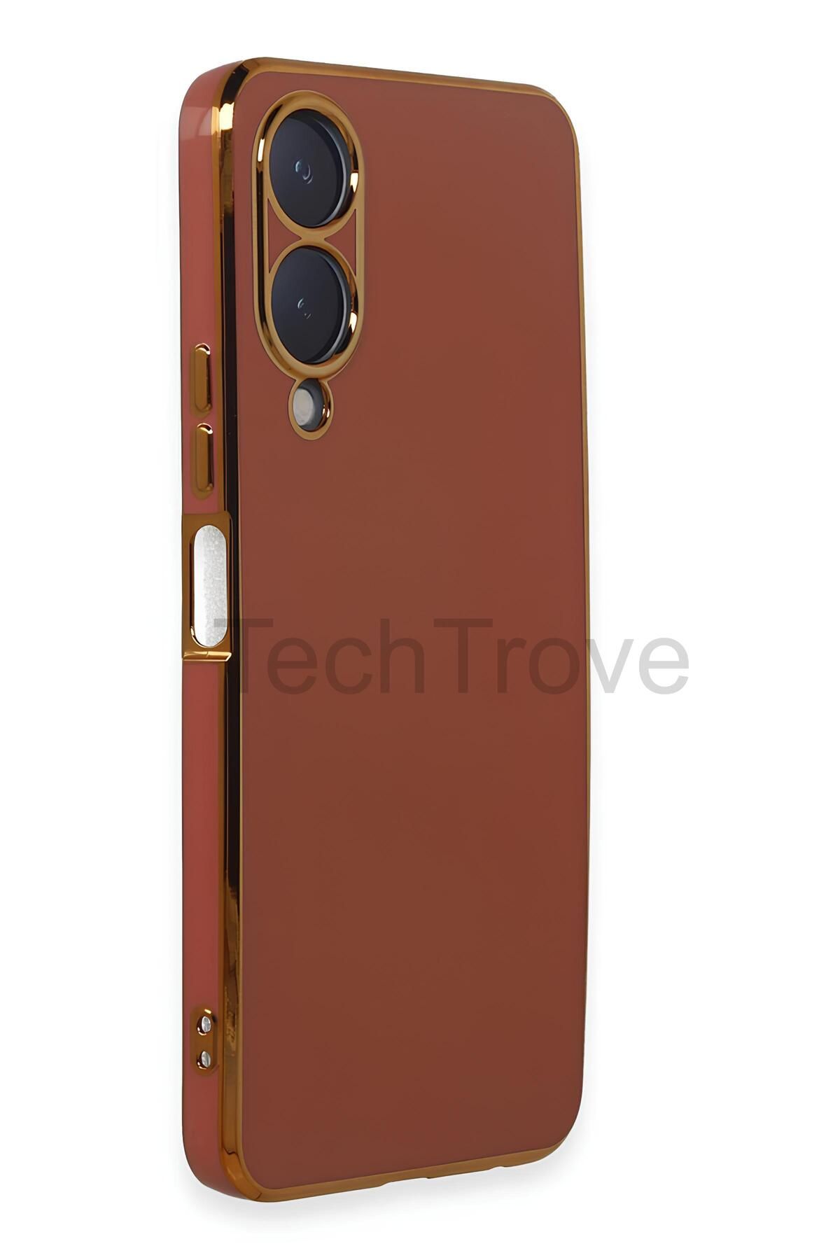 TechTrove Vivo Y17S Kılıf Parlak Tasrım Kamera Korumalı Ultra Yumuşak Esnek A+ Kalite Kapak