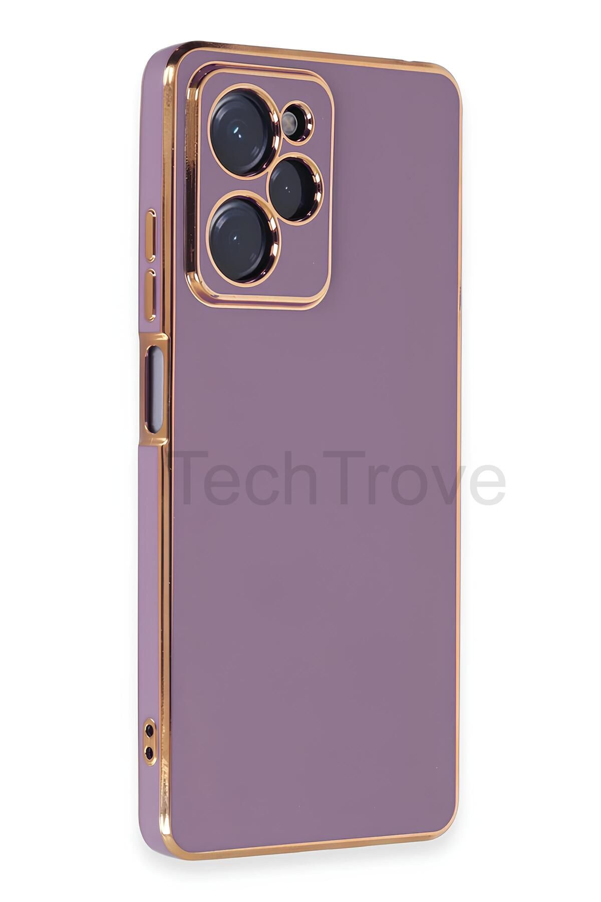 TechTrove Xiaomi Poco X5 Pro 5G Kılıf Parlak Tasrım Kamera Korumalı Ultra Yumuşak Esnek A+ Kalite Kapak