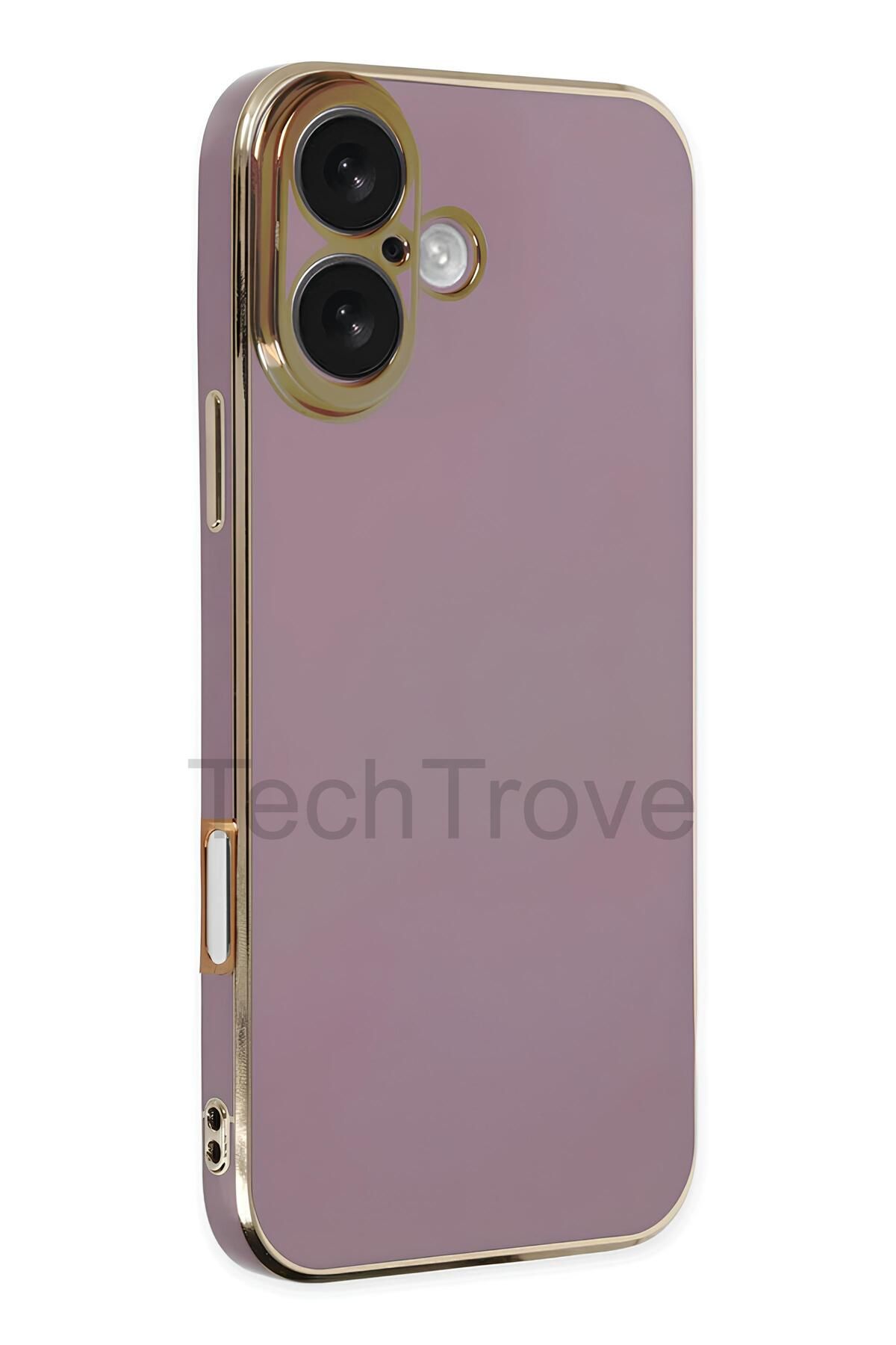 TechTrove iPhone 16 Kılıf Parlak Tasrım Kamera Korumalı Ultra Yumuşak Esnek A+ Kalite Kapak