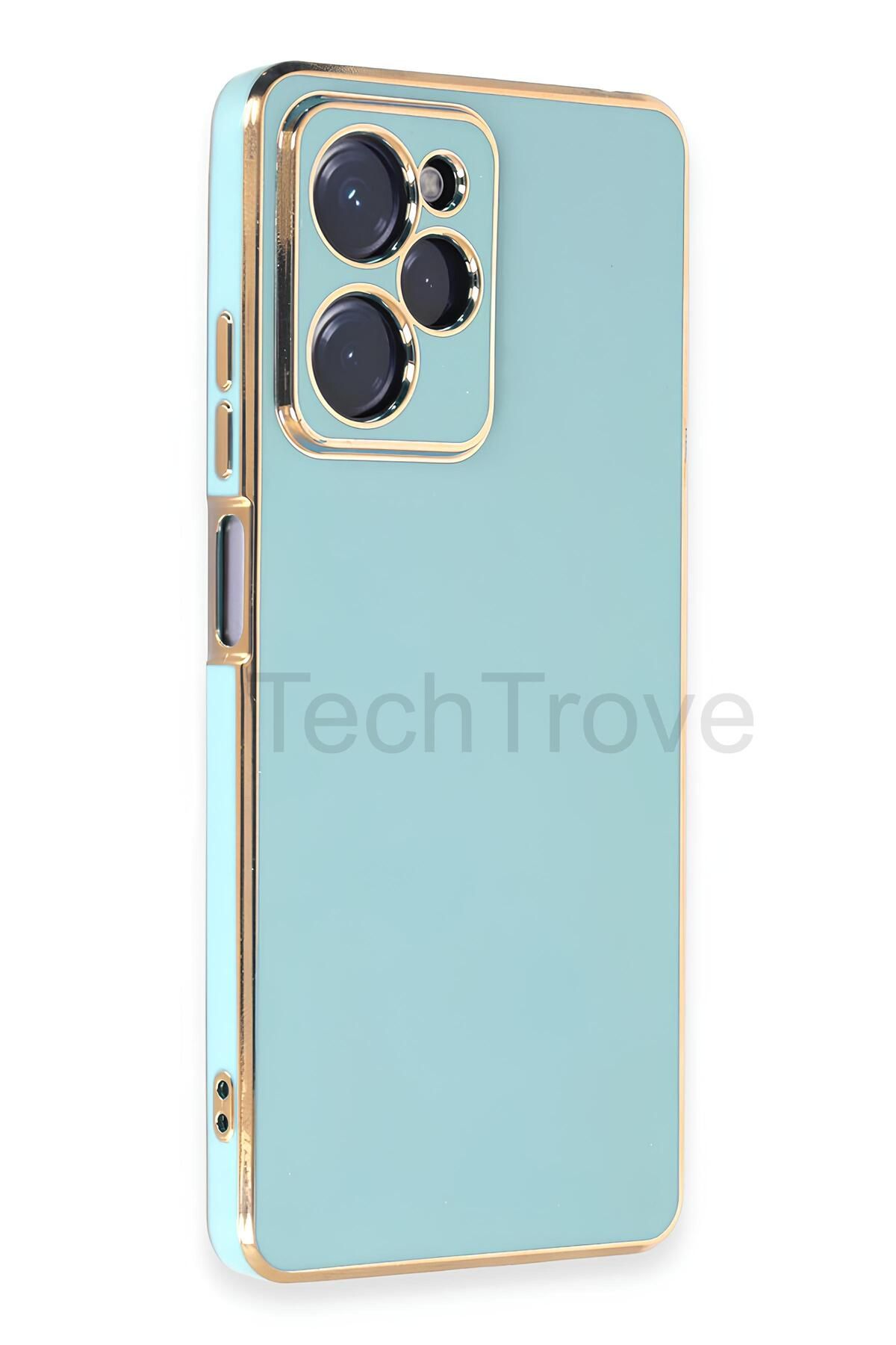 TechTrove Xiaomi Poco X5 Pro 5G Kılıf Parlak Tasrım Kamera Korumalı Ultra Yumuşak Esnek A+ Kalite Kapak