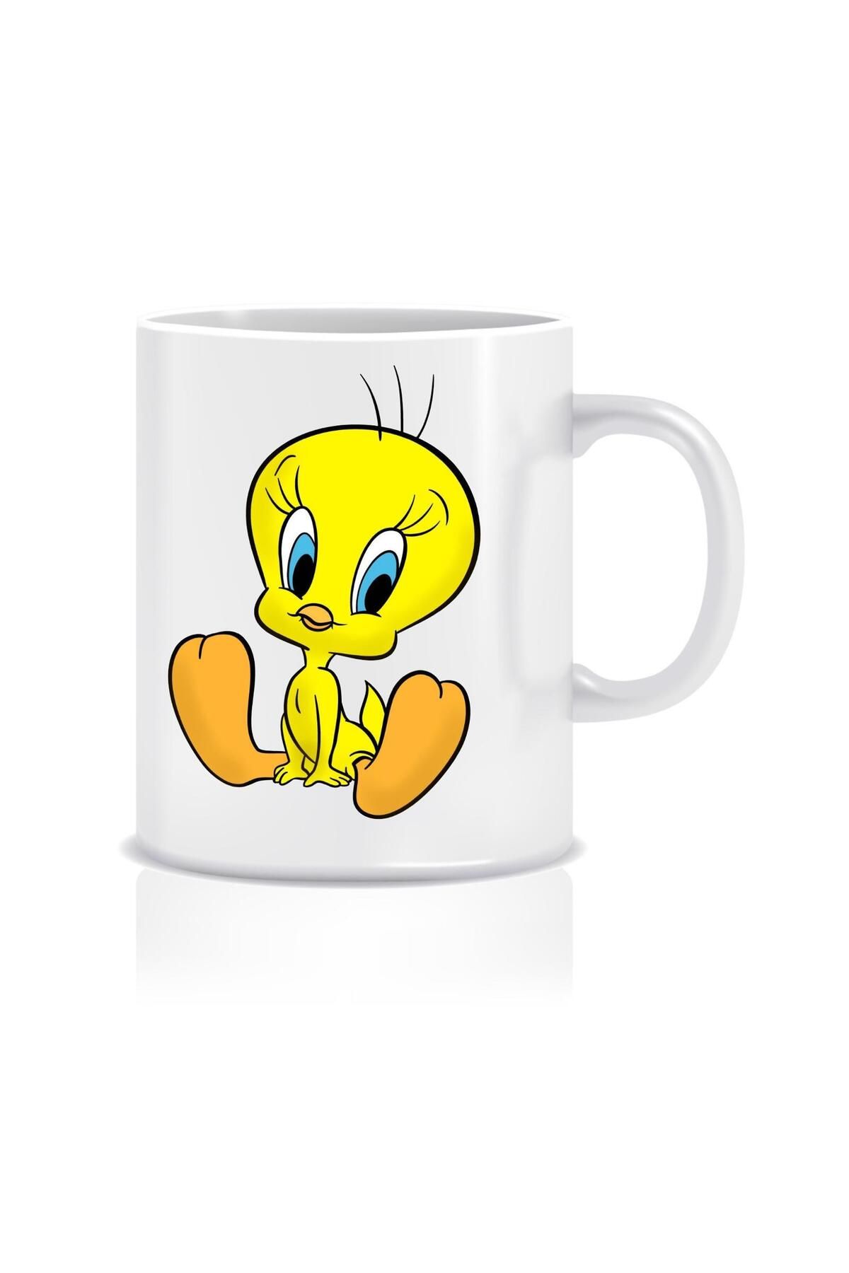 Puficca Tasarım Tweety Baskılı Kupa Bardak