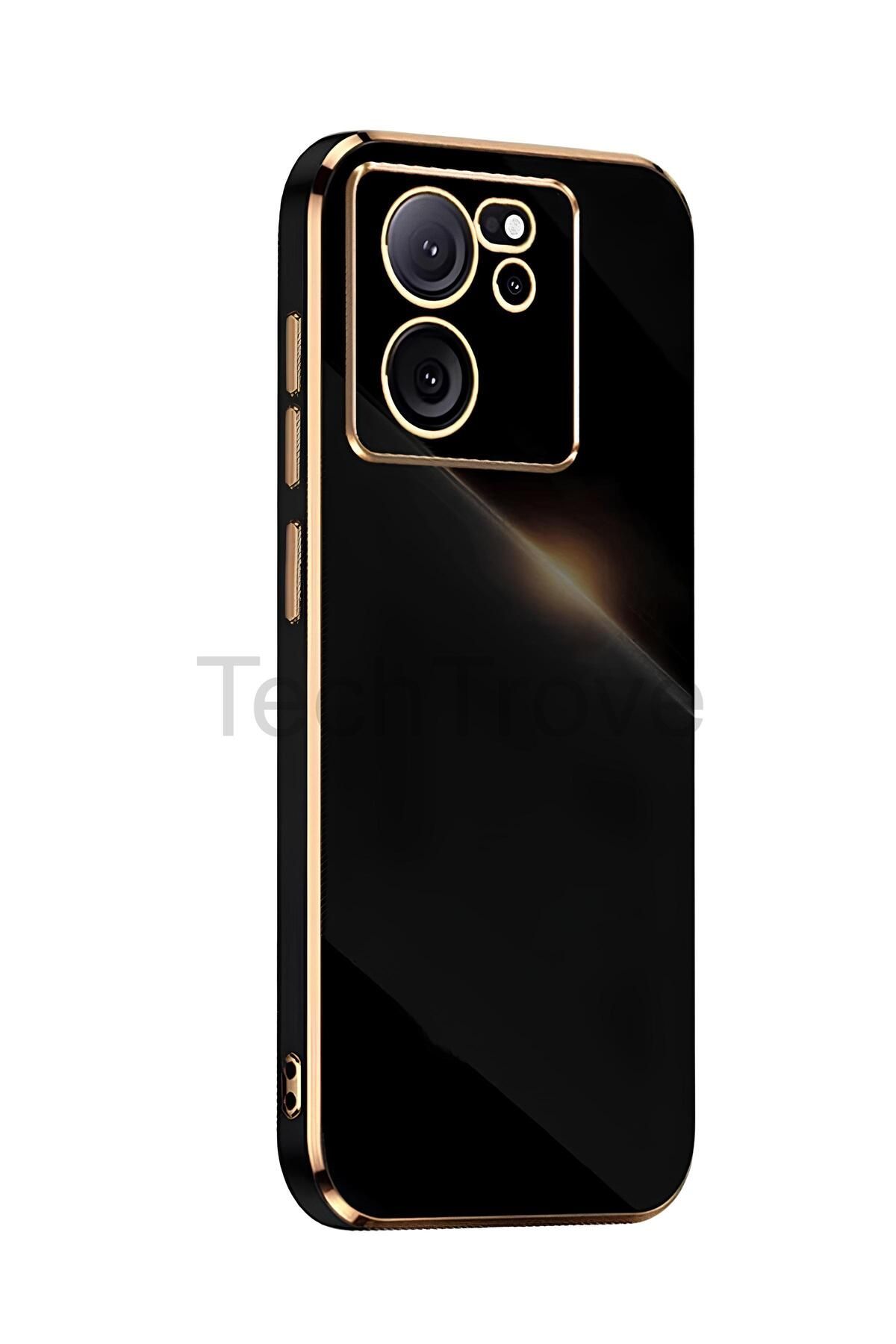 TechTrove Xiaomi Mi 13T Kılıf Parlak Tasrım Kamera Korumalı Ultra Yumuşak Esnek A+ Kalite Kapak