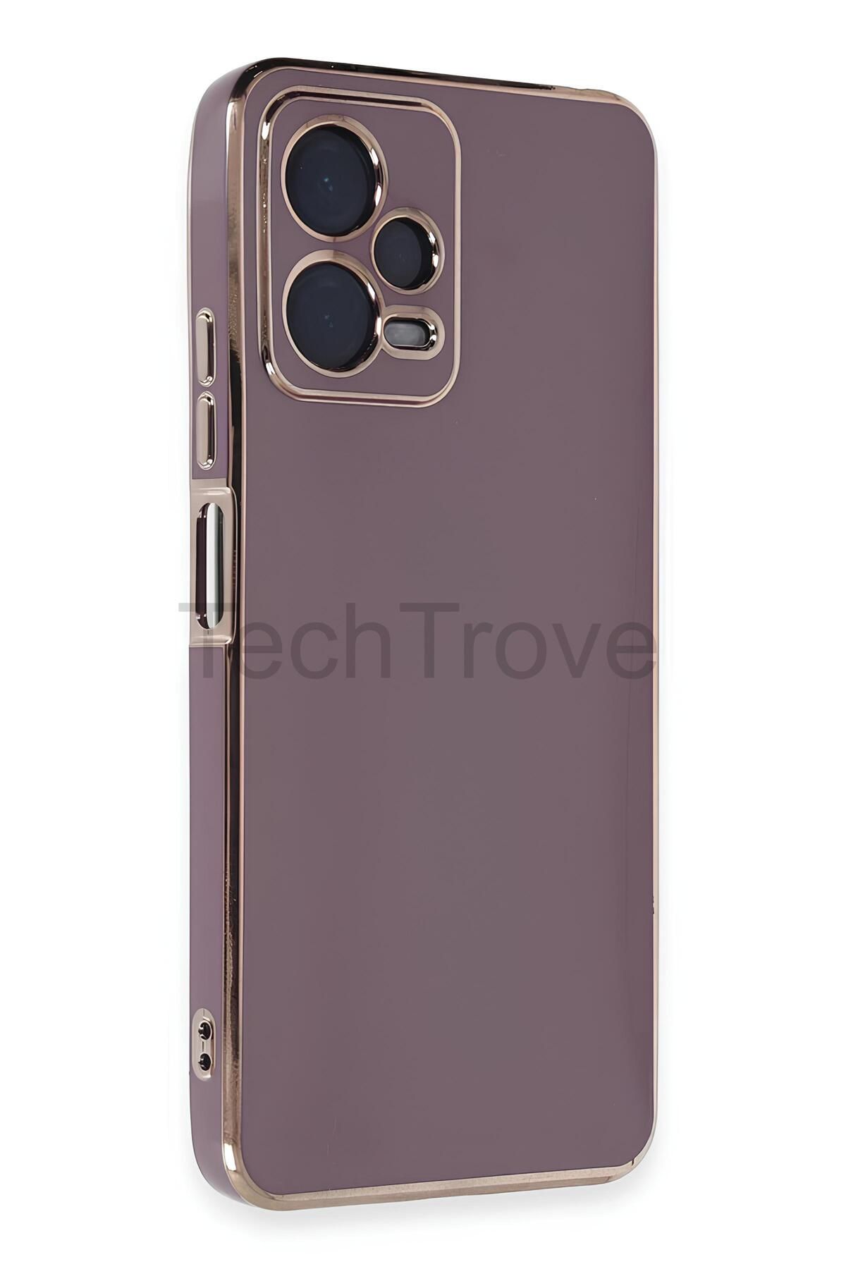 TechTrove Xiaomi Redmi Note 12 5G Kılıf Parlak Tasrım Kamera Korumalı Ultra Yumuşak Esnek A+ Kalite Kapak