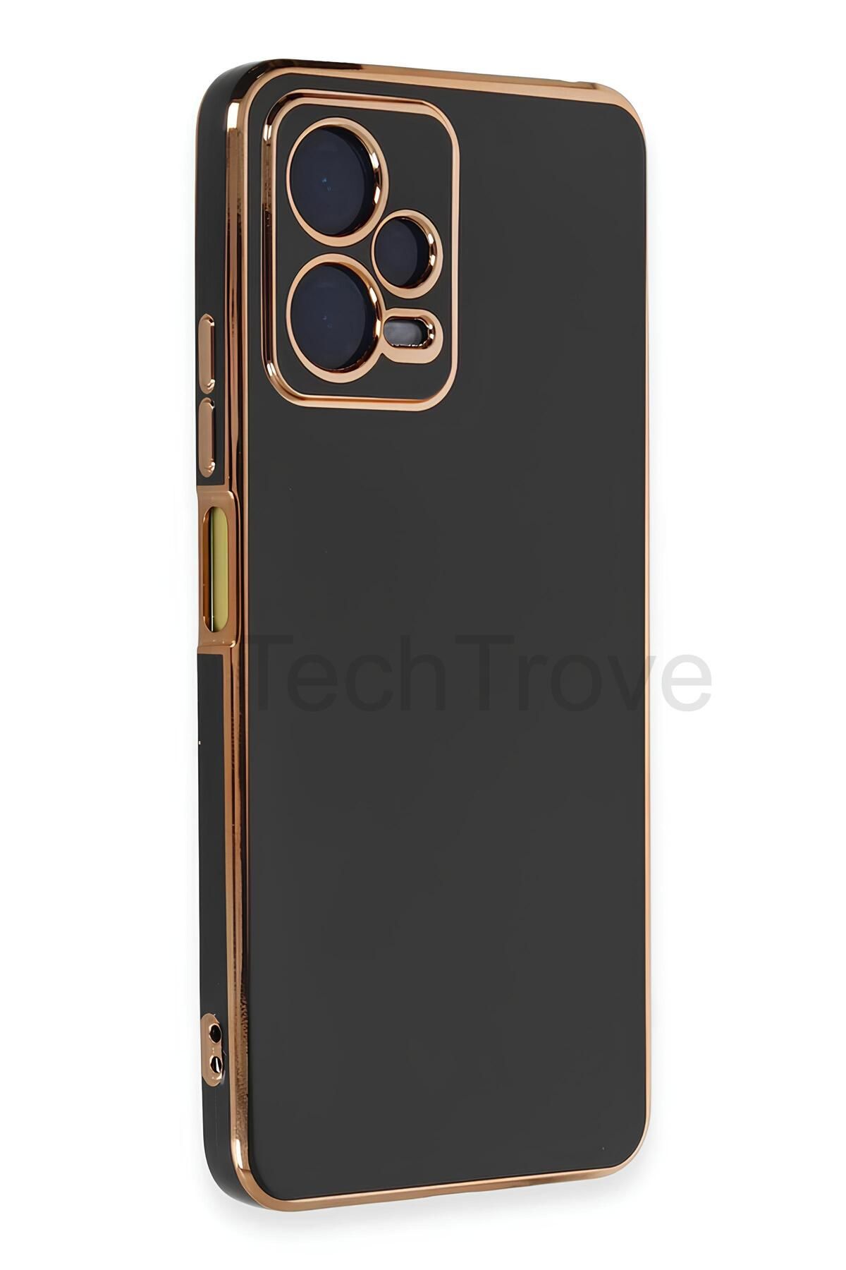 TechTrove Xiaomi Poco X5 5G Kılıf Parlak Tasrım Kamera Korumalı Ultra Yumuşak Esnek A+ Kalite Kapak