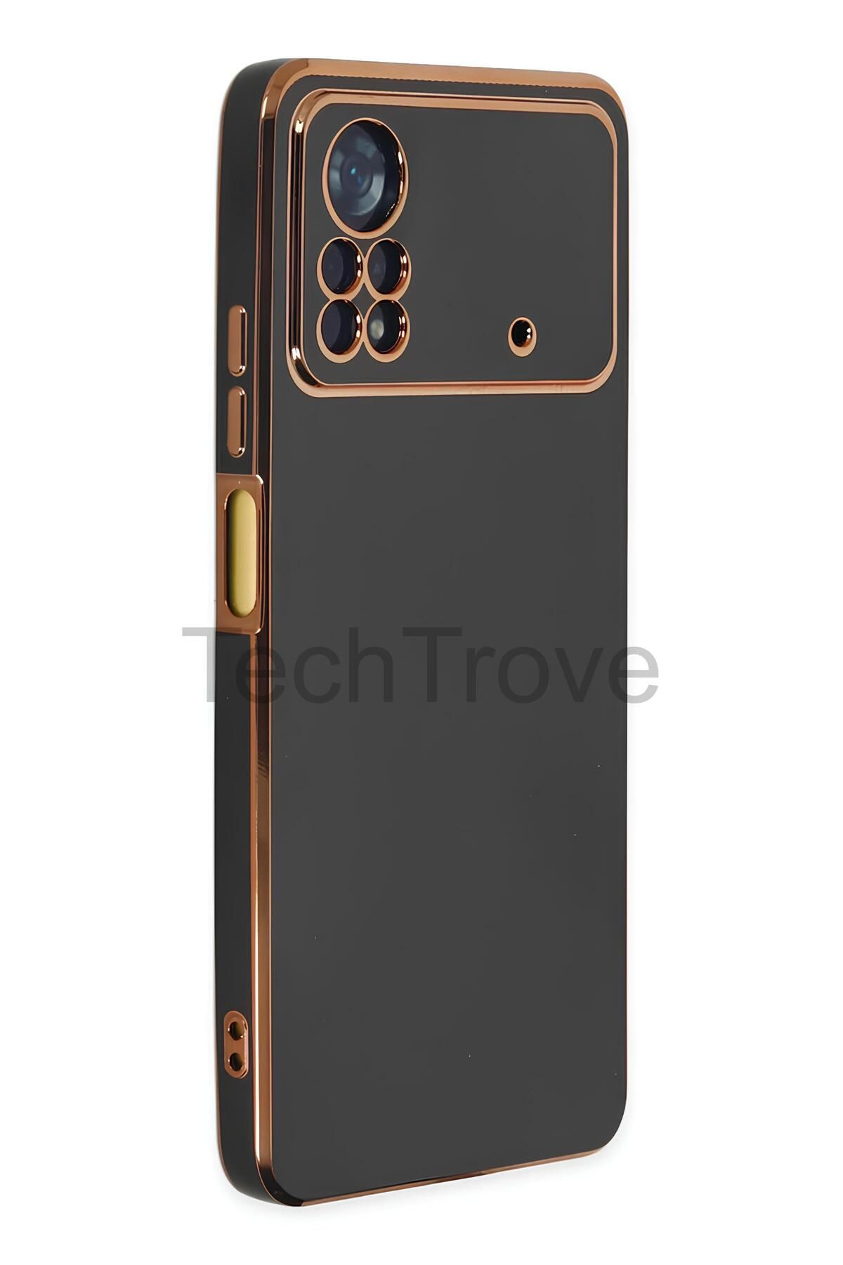 TechTrove Xiaomi Poco X4 Pro 5G Kılıf Parlak Tasrım Kamera Korumalı Ultra Yumuşak Esnek A+ Kalite Kapak