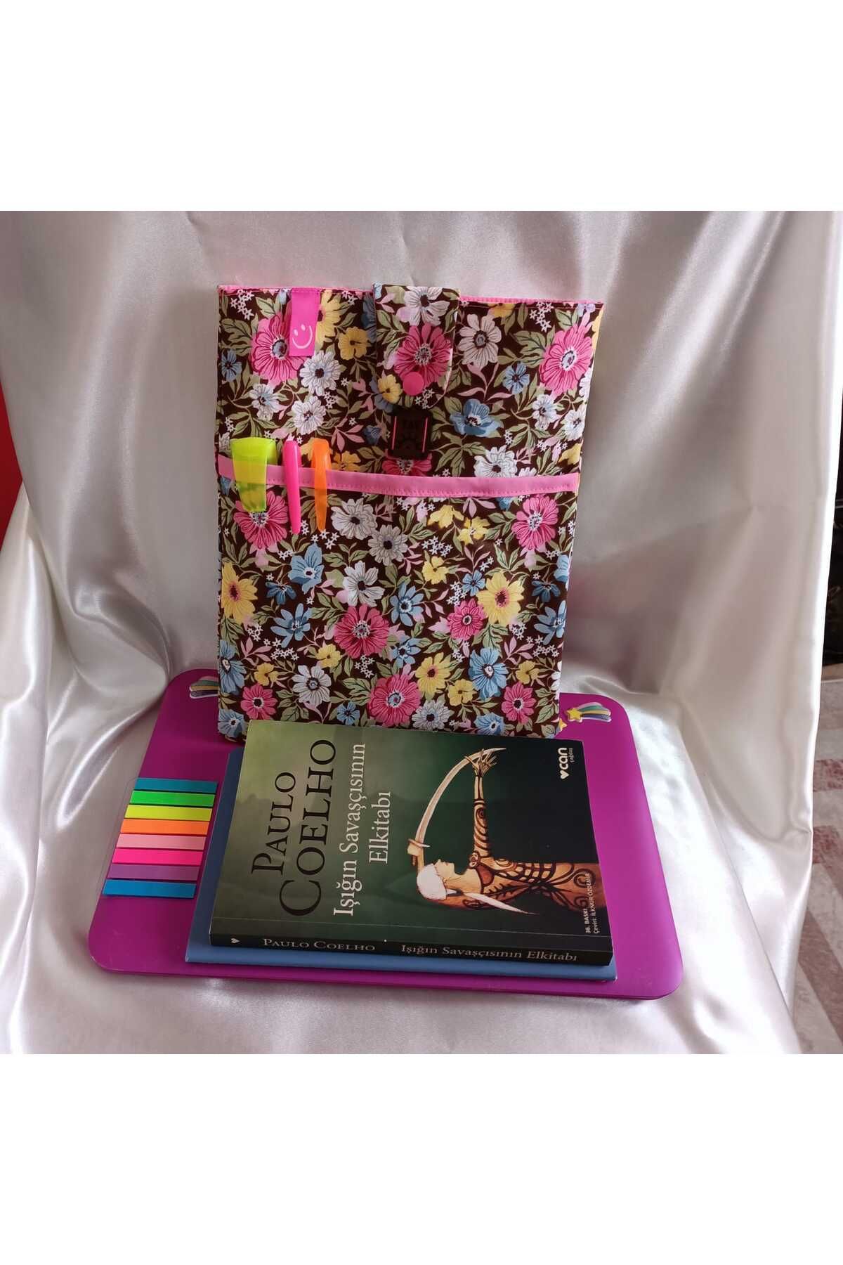 Tavus Kuşu Atölye Kitap kılıfı/Kitap Çantası