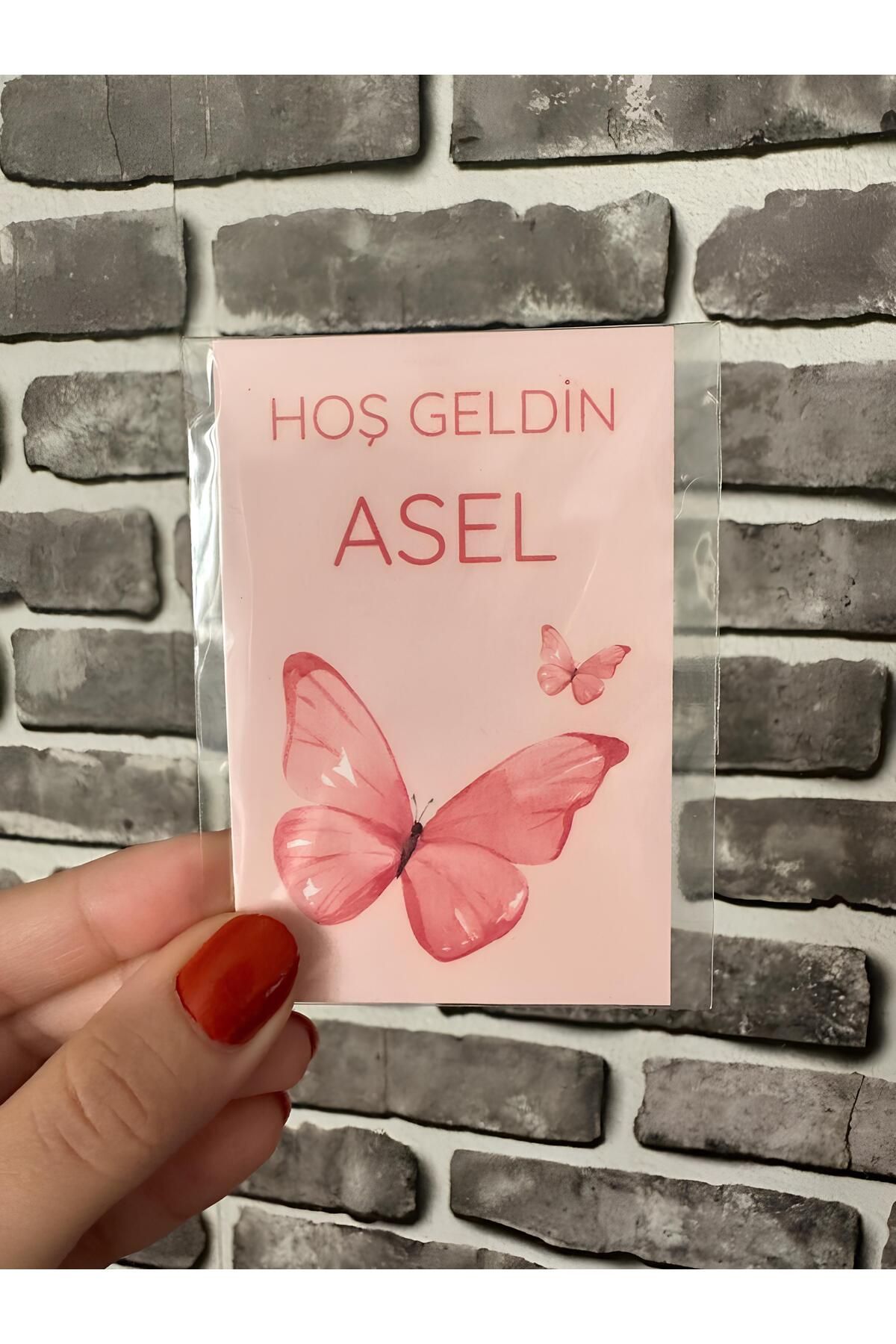 Renkia Studio Hoşgeldin Kız Bebek Temalı 18’li Magnet Seti – Pembe Doğum Hediyeliği & Baby Shower