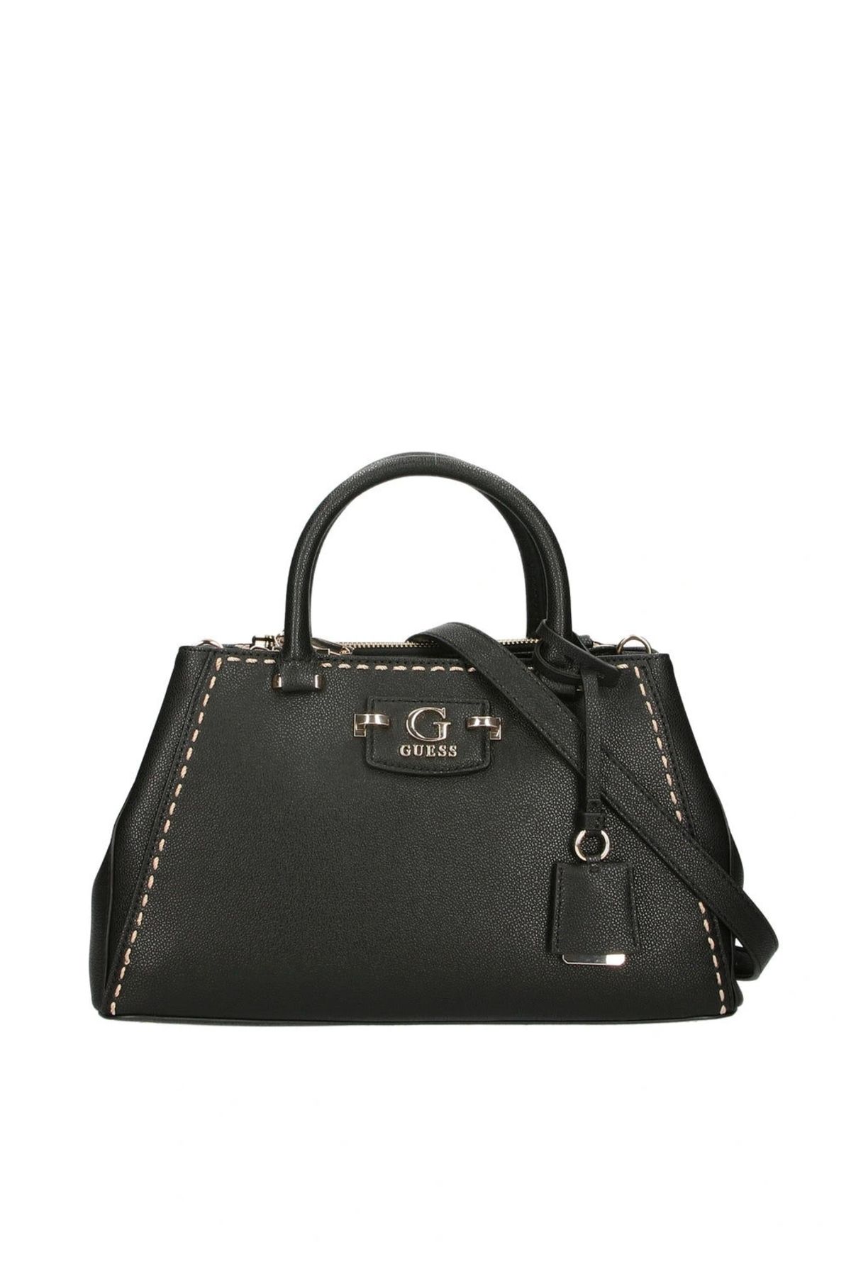 Guess Nastra Society Satchel Damska Czarna Torebka Hwbg9637060-bla Kobieta - One Size