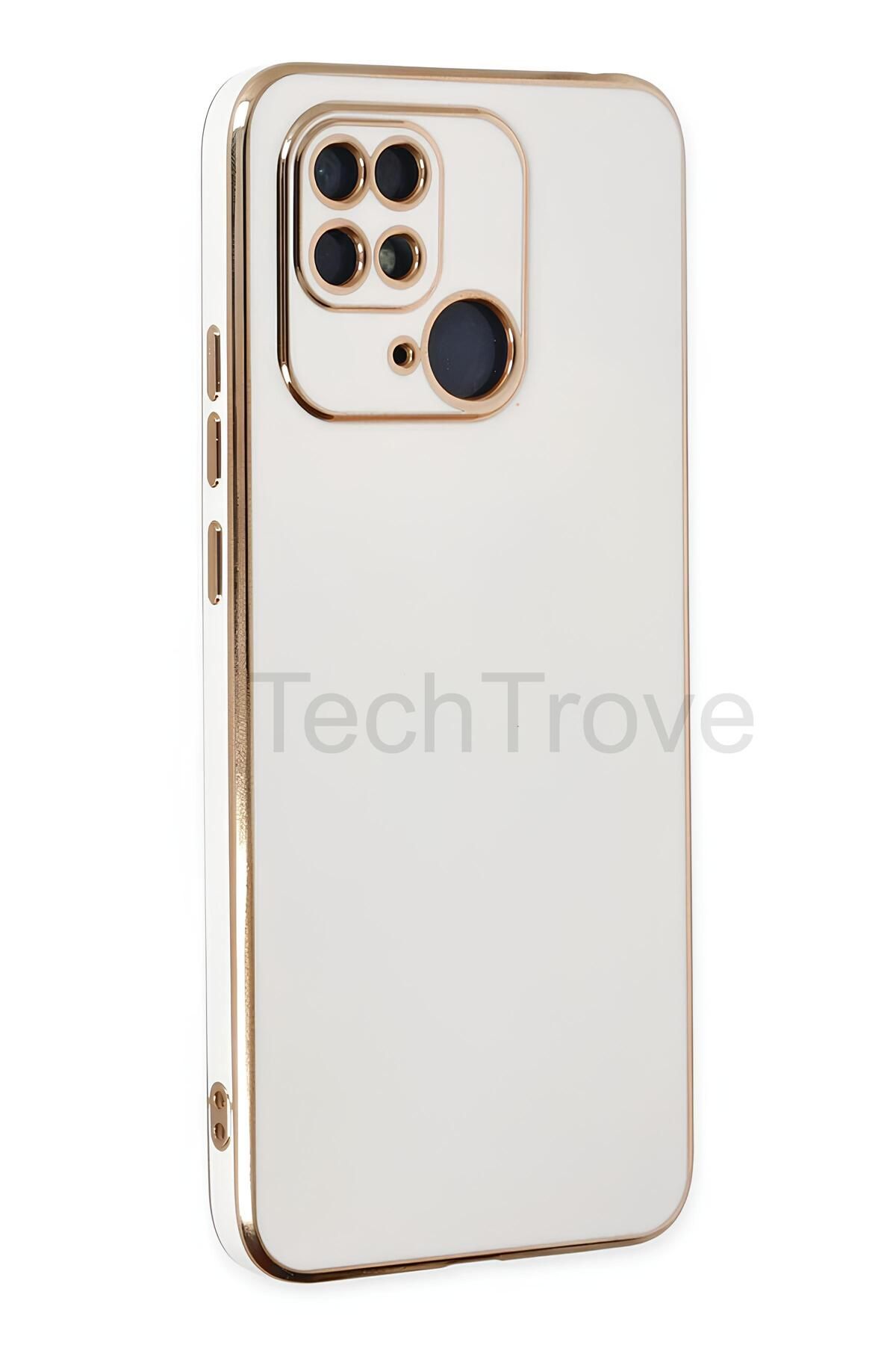 TechTrove Xiaomi Redmi 10C Kılıf Parlak Tasrım Kamera Korumalı Ultra Yumuşak Esnek A+ Kalite Kapak