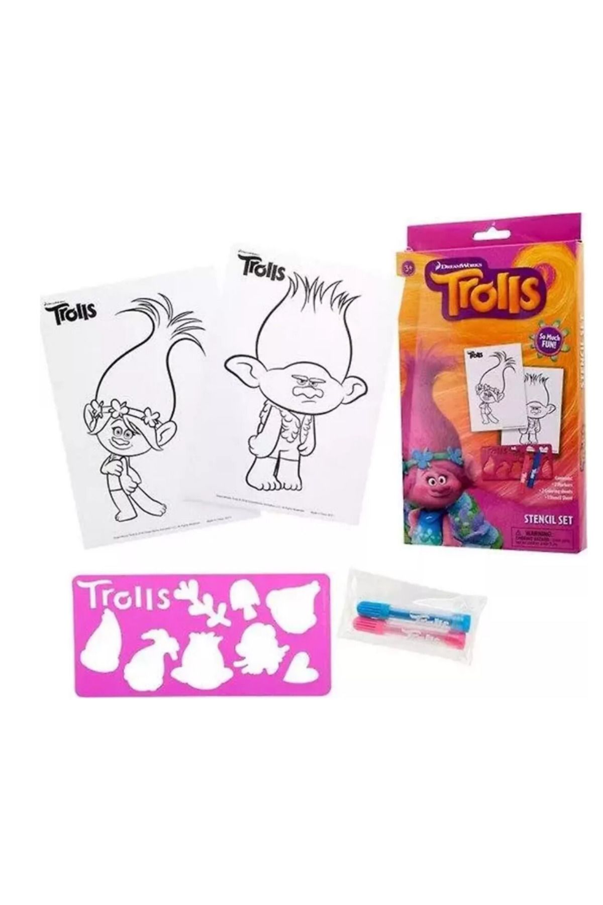 Trolls EVRENSEL TROLLS TR042 GEOMETRİK ÇİZİM SET