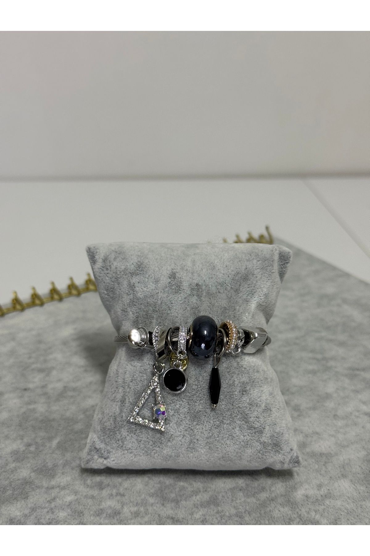 XUPING JEWELRY 18K charmlı Çelik bileklik kararmaz paslanmaz