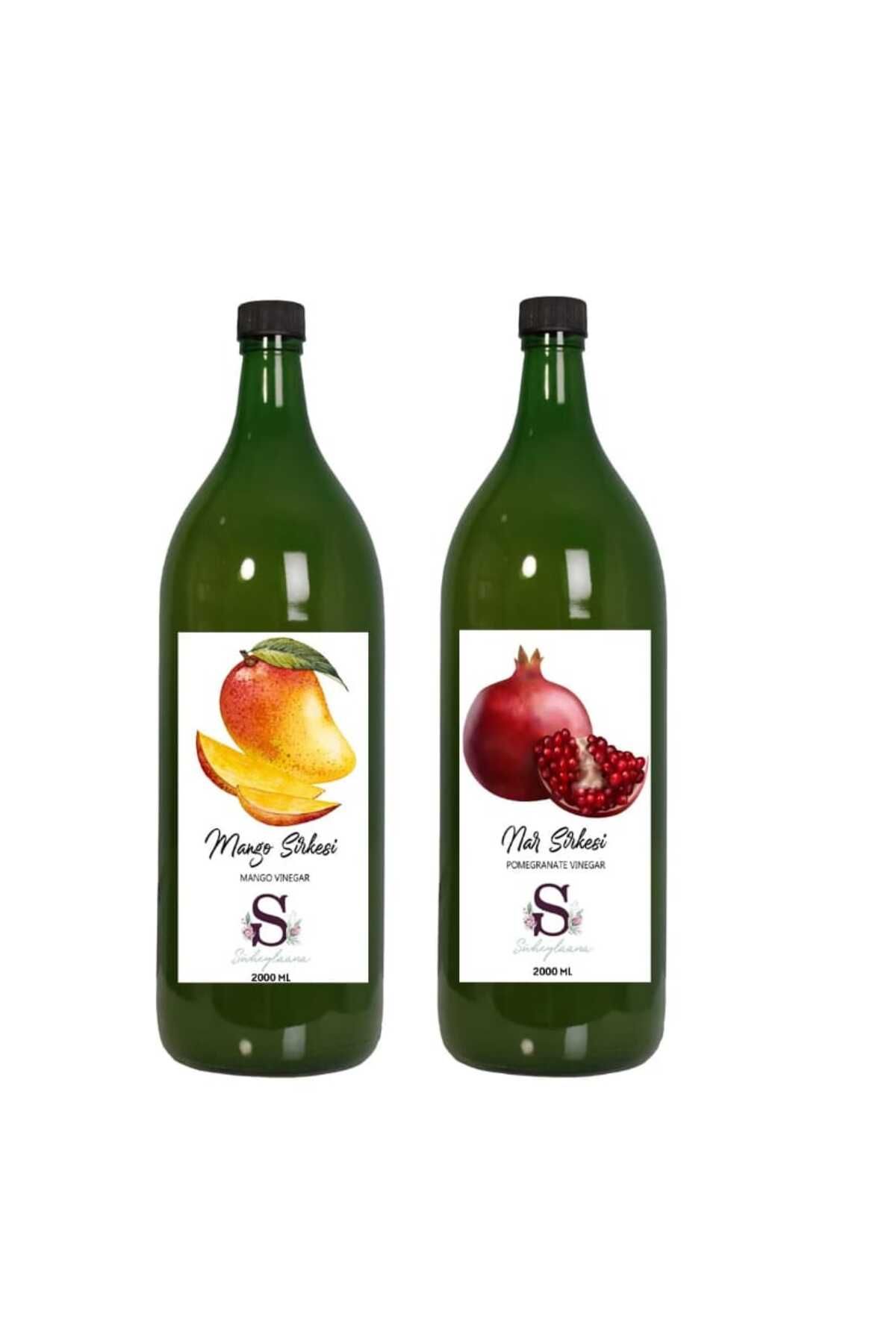 Süheylaana Doğal Mango Sirkesi 2000 Ml - Doğal Nar Sirkesi 2000 Ml