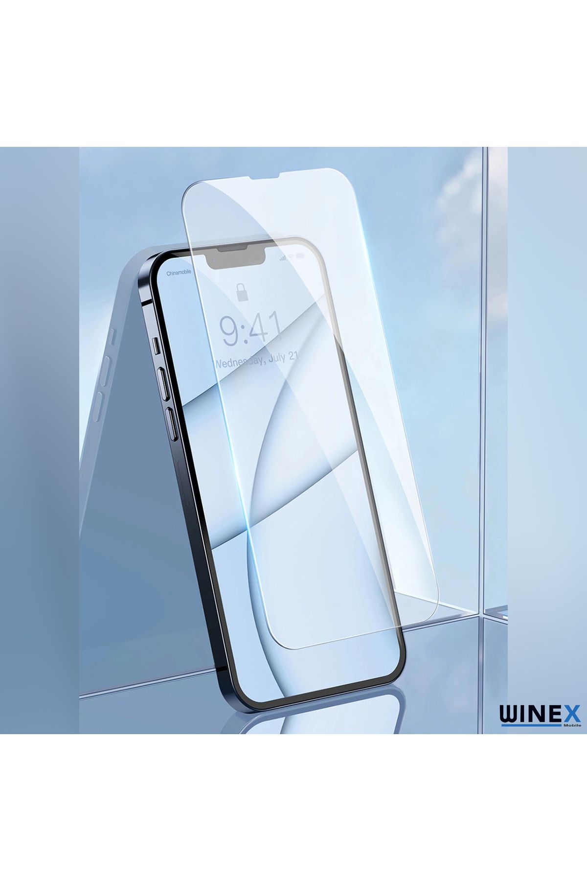 Winex Mobile-Samsung Galaxy A90 5g Cut Screen Protector Skin with Front Case Only 2