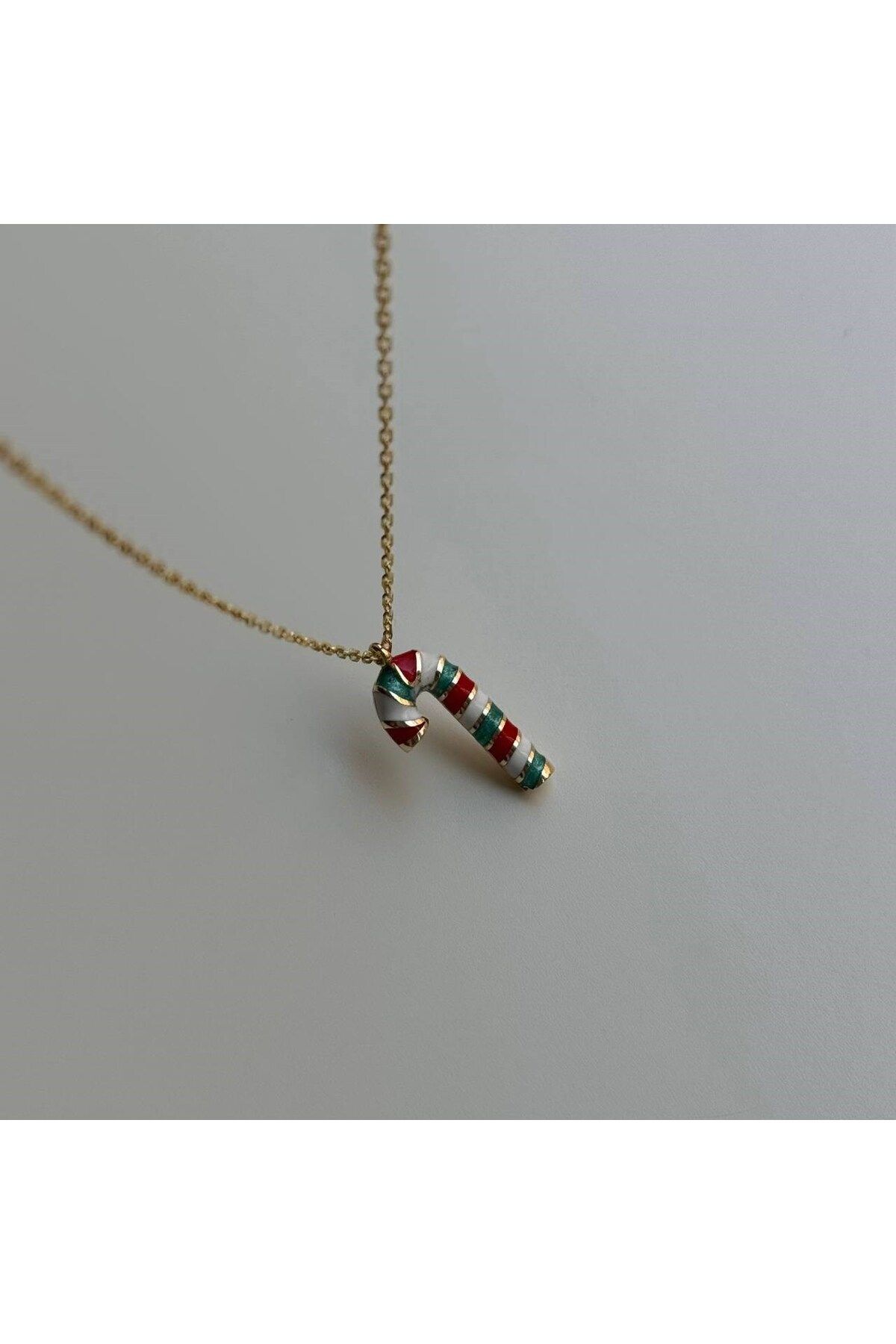 beonejewelry 3 RENKLİ BASTON KOLYE | 925 GÜMÜŞ