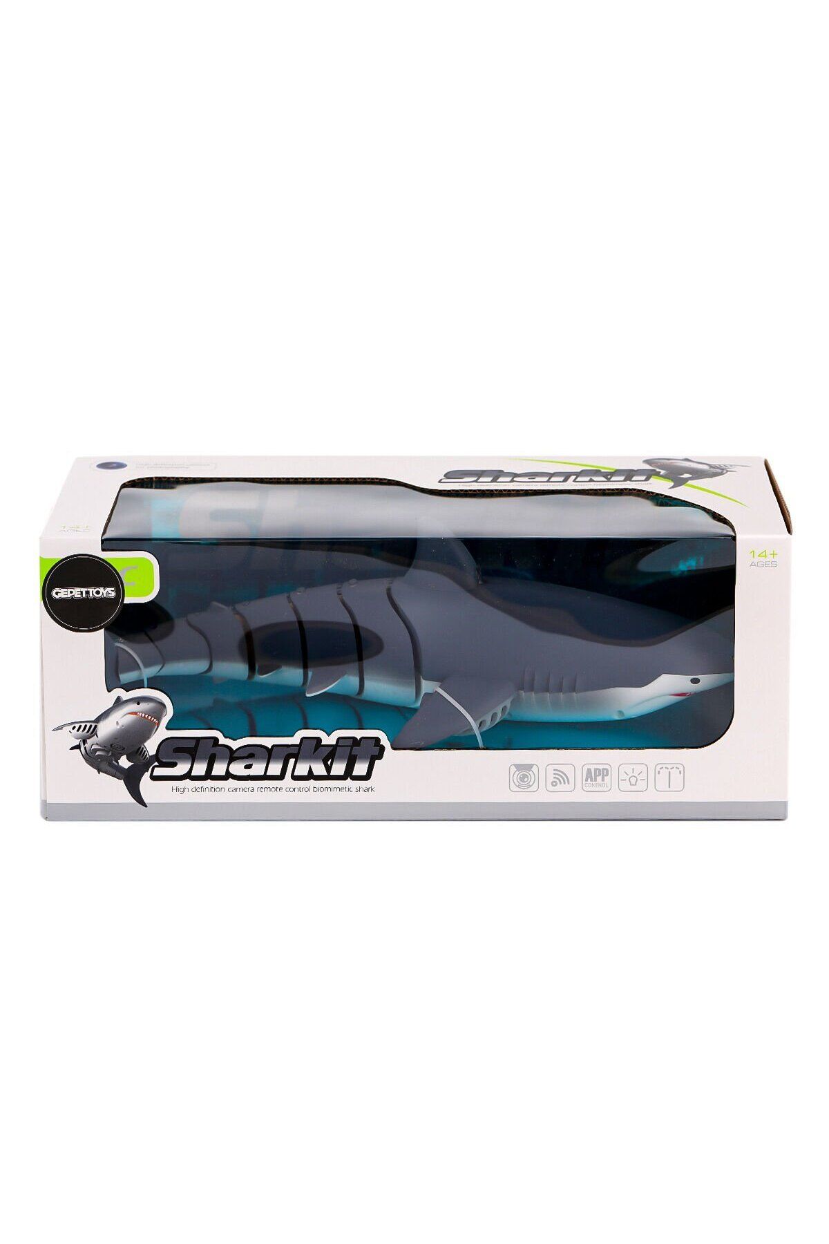 Gepettoys 4D-S6 Kumandalı Kameralı Işıklı Köpek Balığı