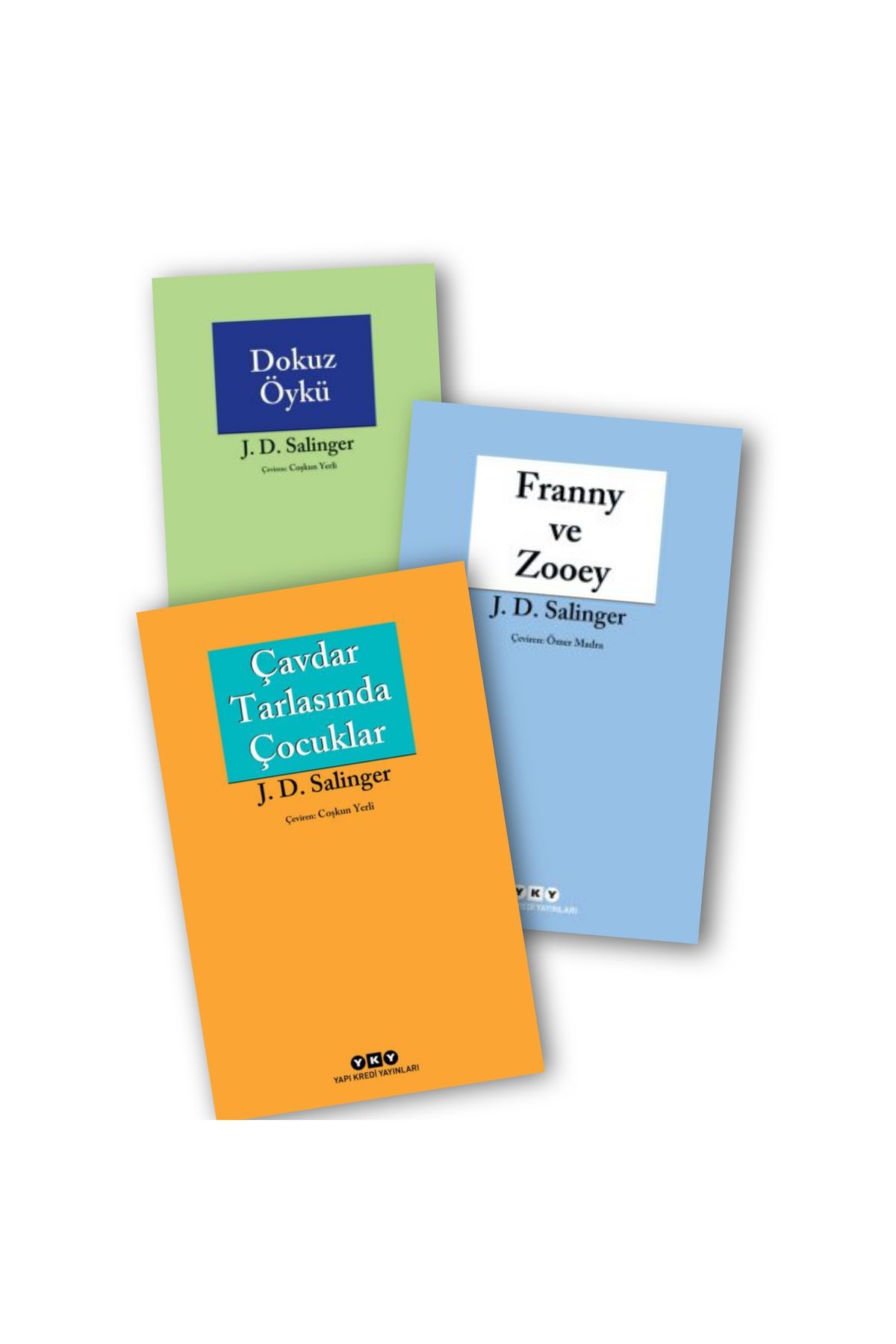 Yapı Kredi Yayınları Çavdar Tarlasında Çocuklar - Franny ve Zooey - Dokuz Öykü Jerome David Salinger 3 lü Set