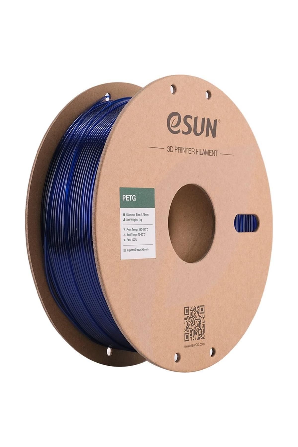 eSun Urhanshop Esun Petg Filament Yarı Saydam Mavi 1,75mm 1Kg