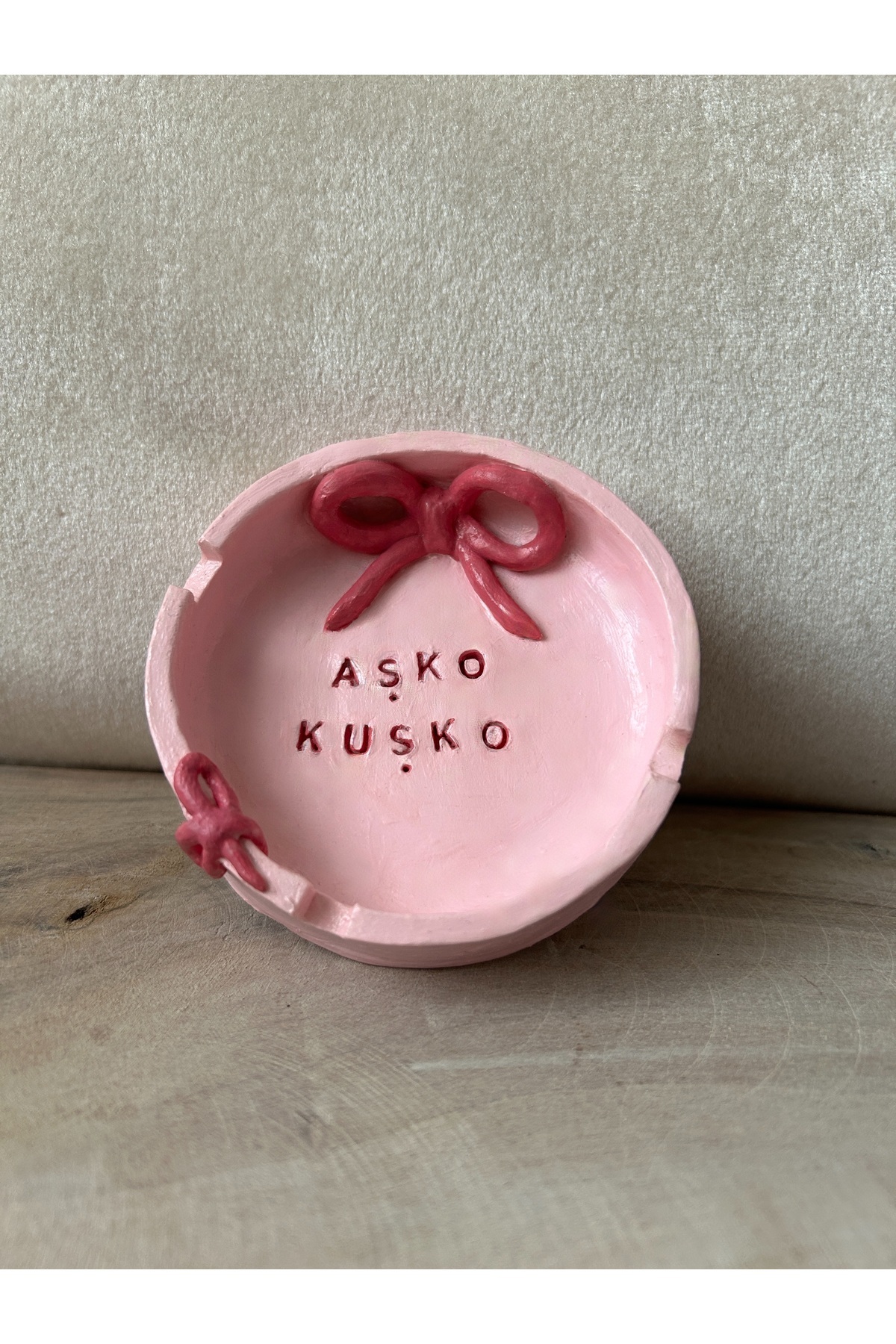 Handmade Dekoratif Hediyelik ‘Aşko Kuşko Küllük