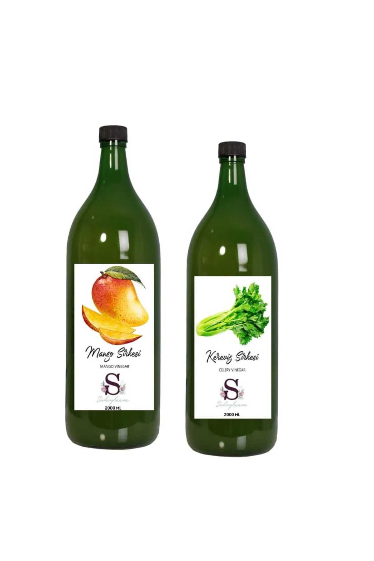 Süheylaana Doğal Mango Sirkesi 2000 Ml - Doğal Kereviz Sirkesi 2000 Ml