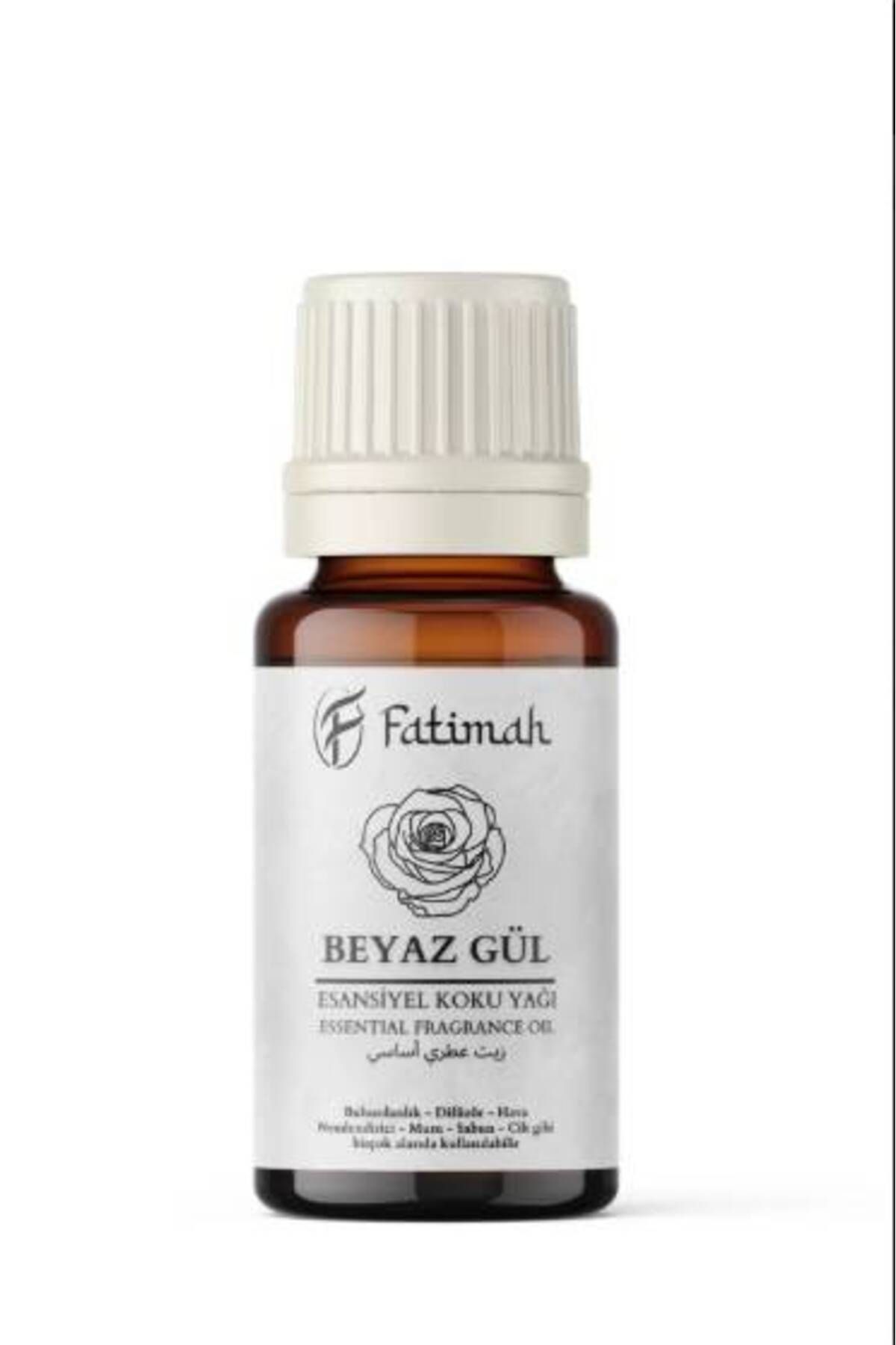 NESAFET Fatimah Beyaz Gül Esansiyel Yağ 10ML