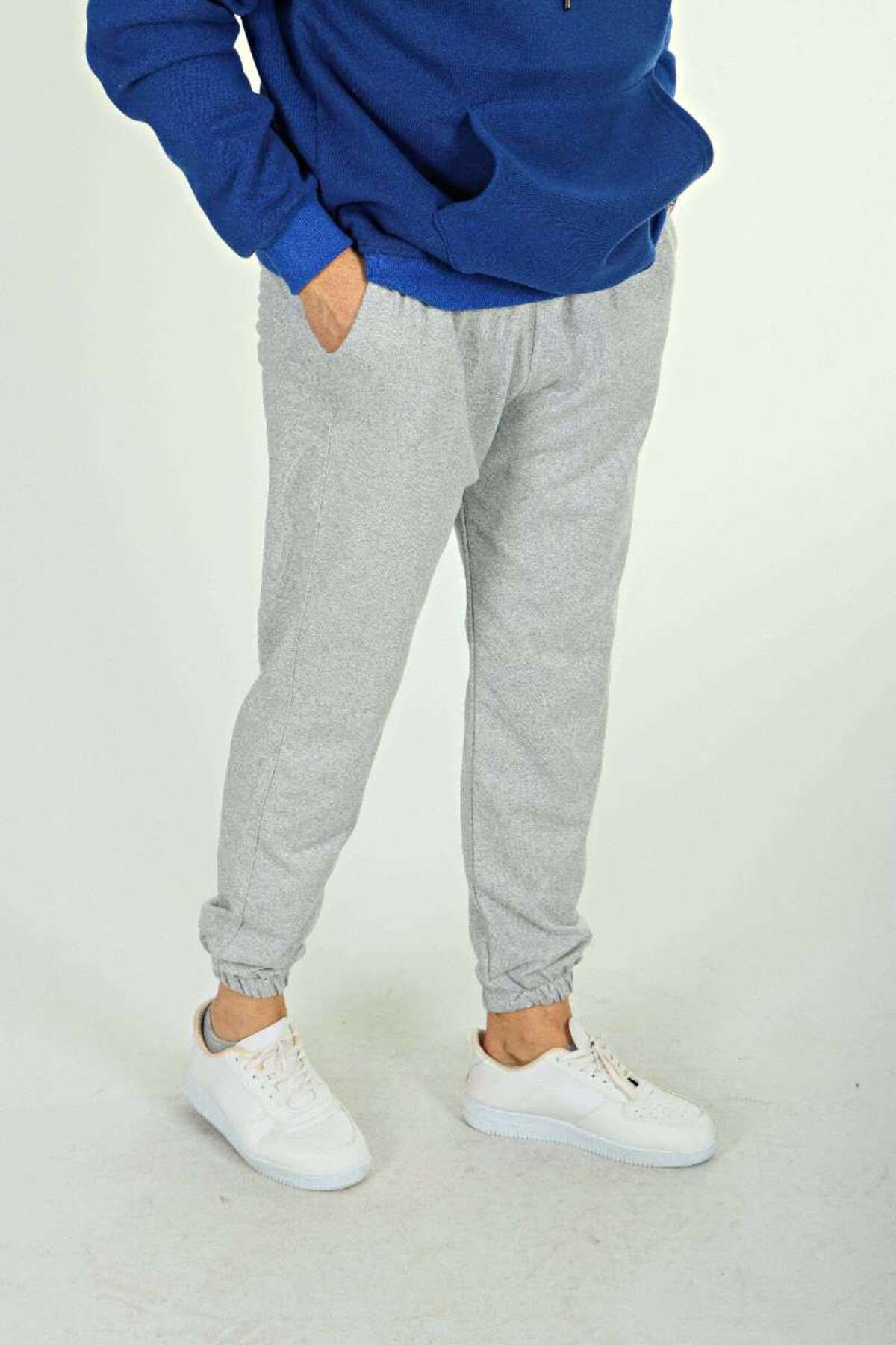 Benim Denim 2 İplik Paça Lastikli Düz Eşofman Açık Gri