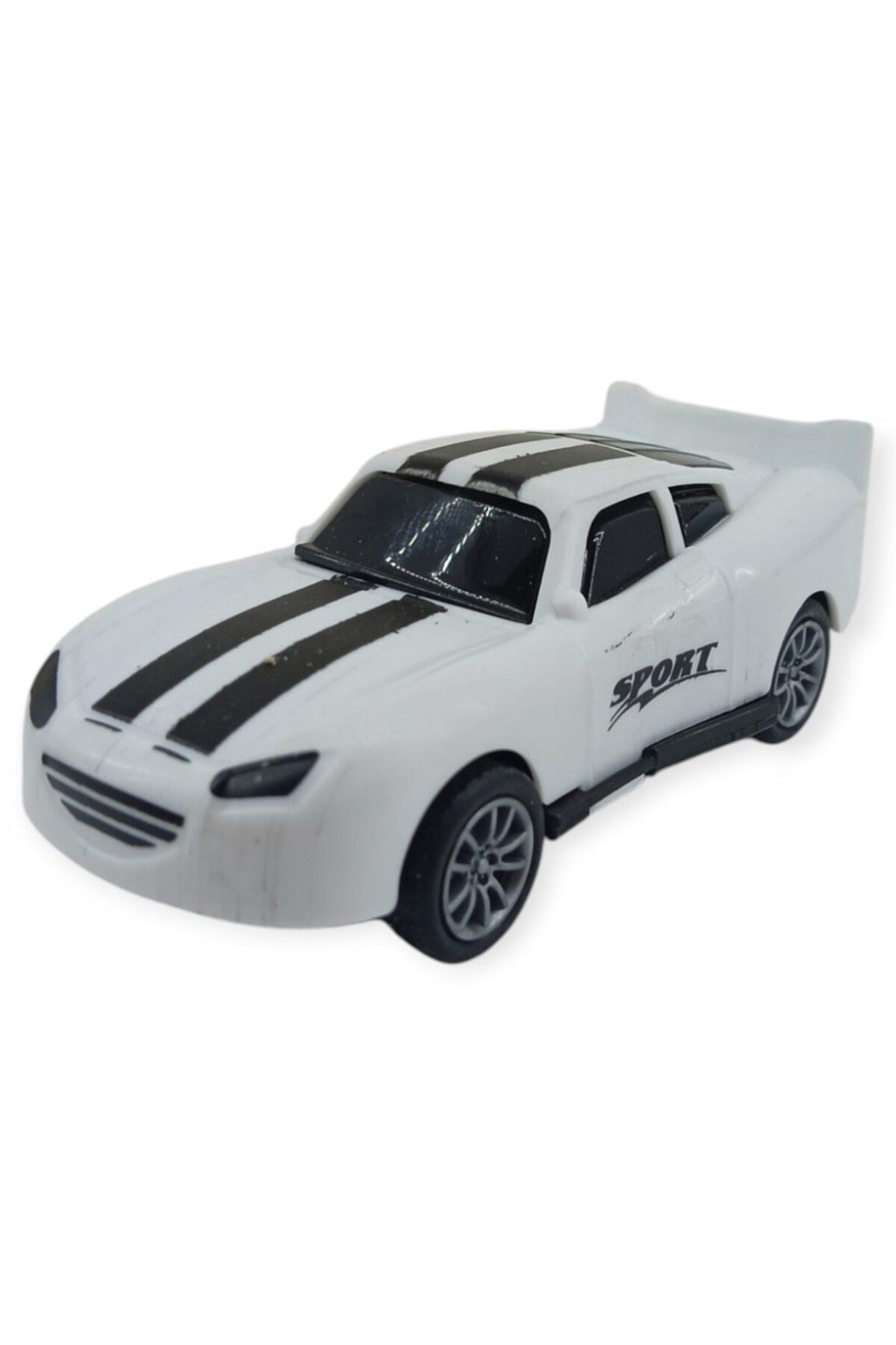 NEZADE STORE Çek Bırak Nascar Arabası 10.5 Cm - BP-035-BEYAZ (Lisinya)