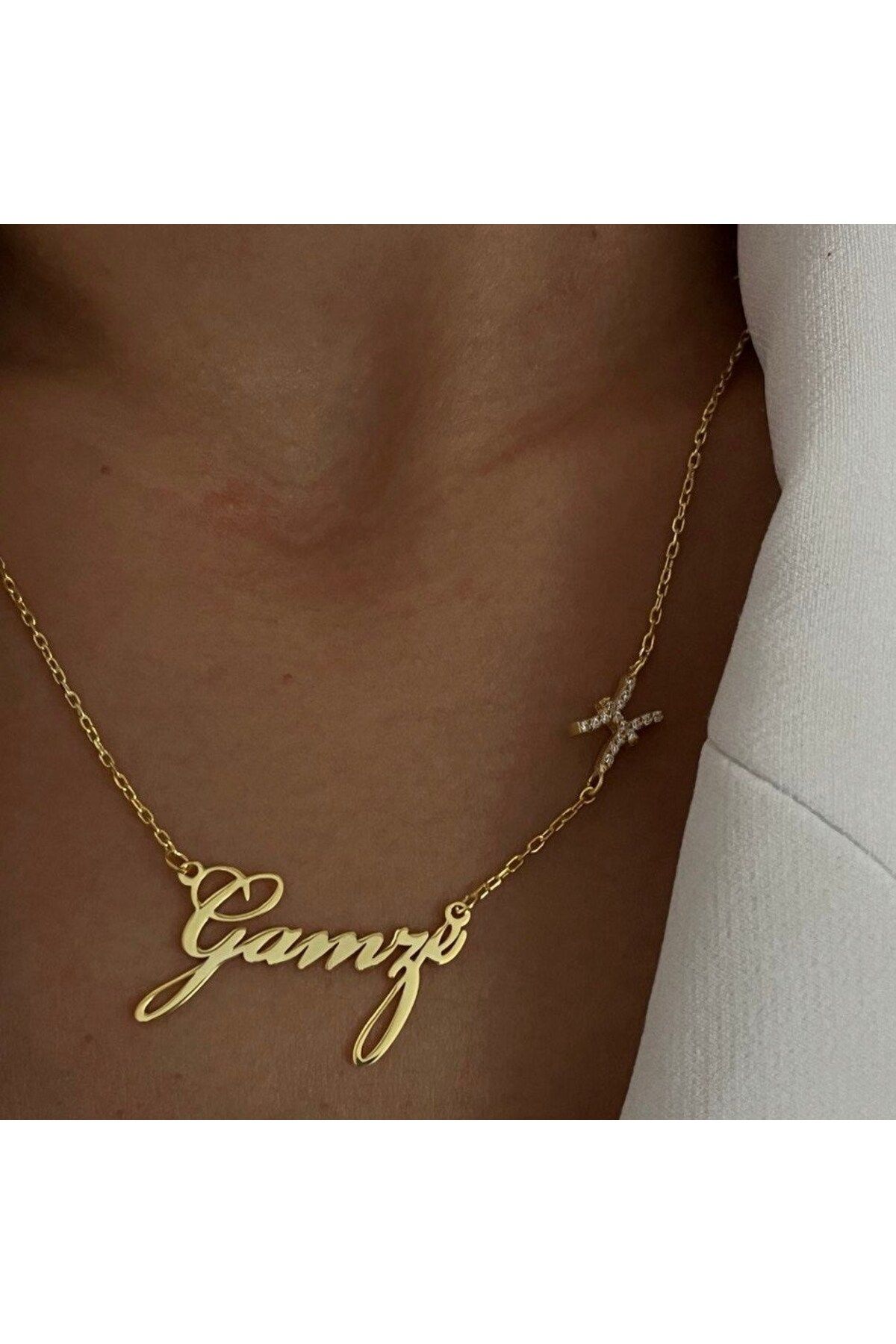 beonejewelry BURÇ SEMBOLLÜ İSİM KOLYE | 925 GÜMÜŞ