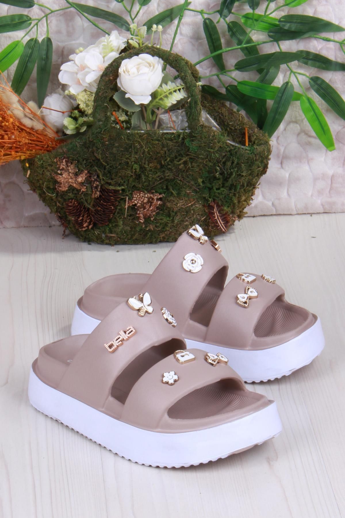 fort-E460 Daily Beach Sea Pool Slippers Lightweight Comfortable Flexible Women's Slippers 3
