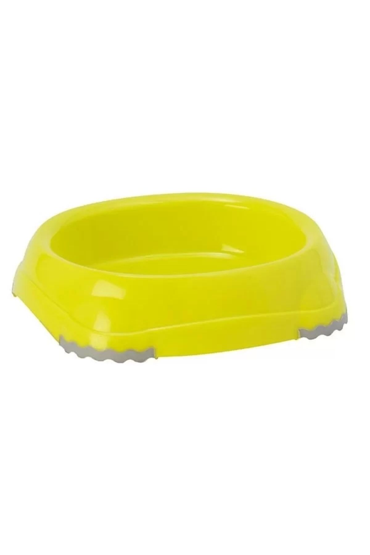 Moderna Smart Plastik Kedi Ve Köpek Mama Ve Su Kabı Sarı 210 ml