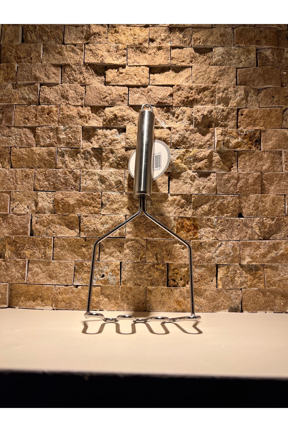 daısydecoratıon Pratik 23 Cm Lüks Paslanmaz Metal Patates Ezici Patates Ezici Püre Yapıcı