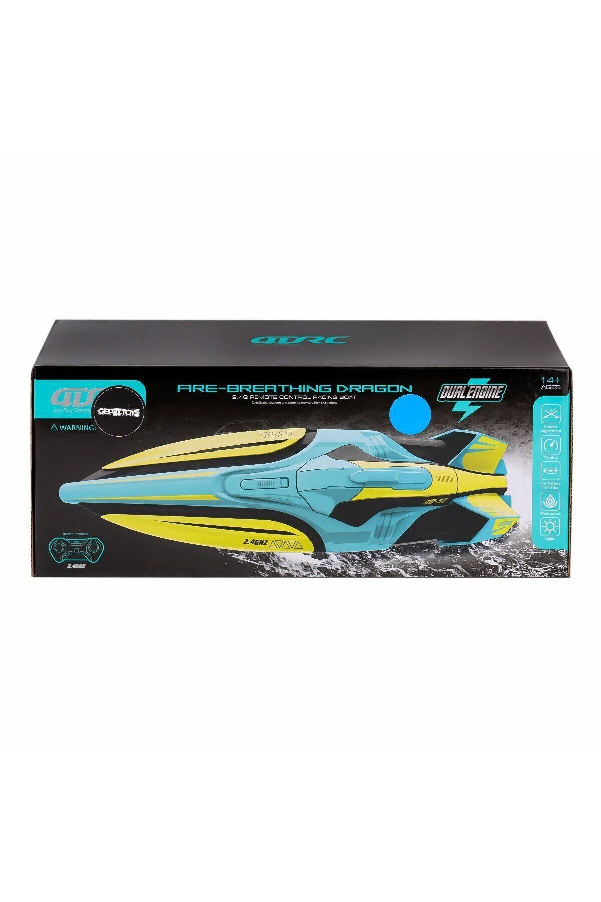 Gepettoys 4D-S1 Kumandalı Yüksek Hızlı Bot 30 km