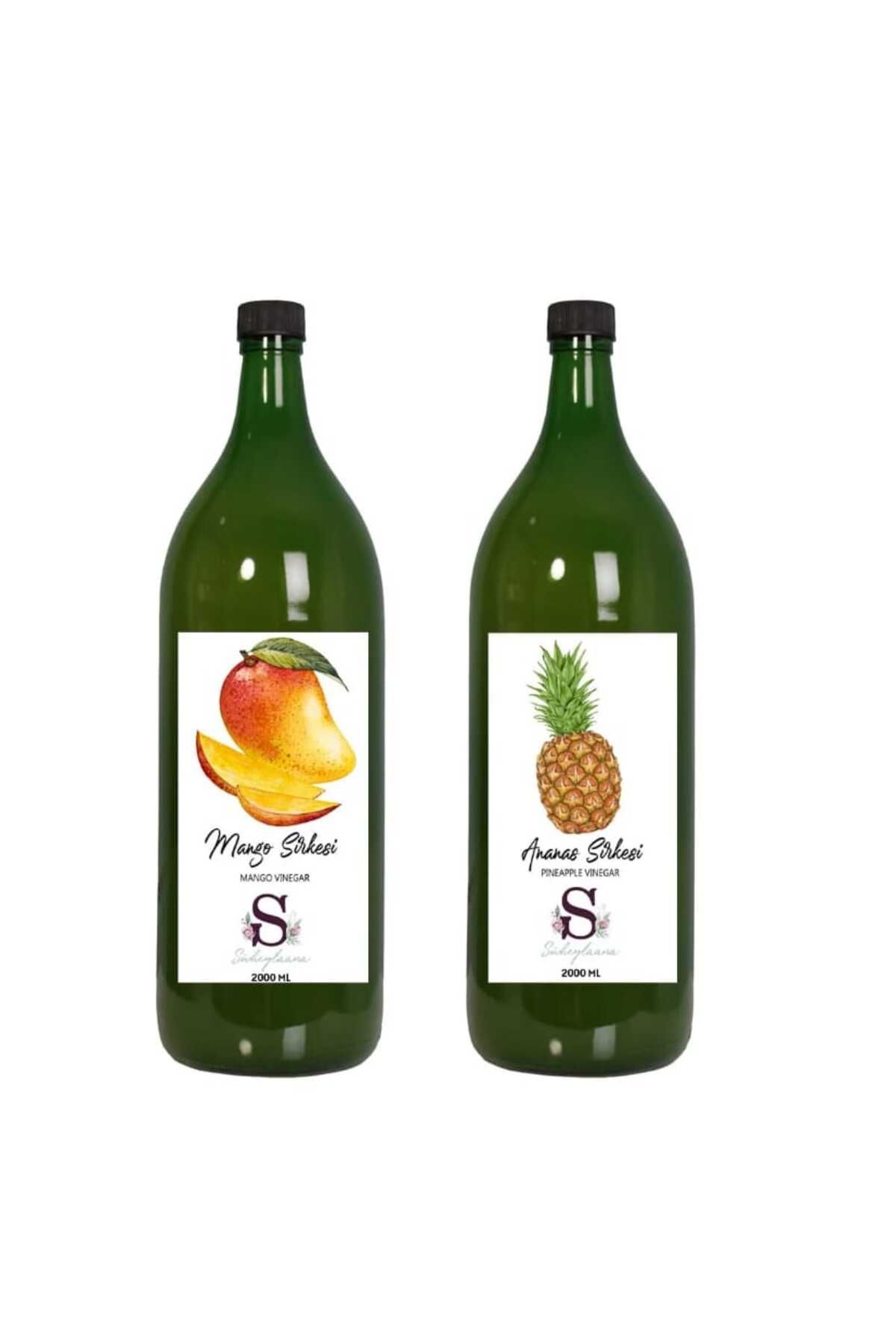 Süheylaana Doğal Mango Sirkesi 2000 Ml - Doğal Ananas Sirkesi 2000 Ml