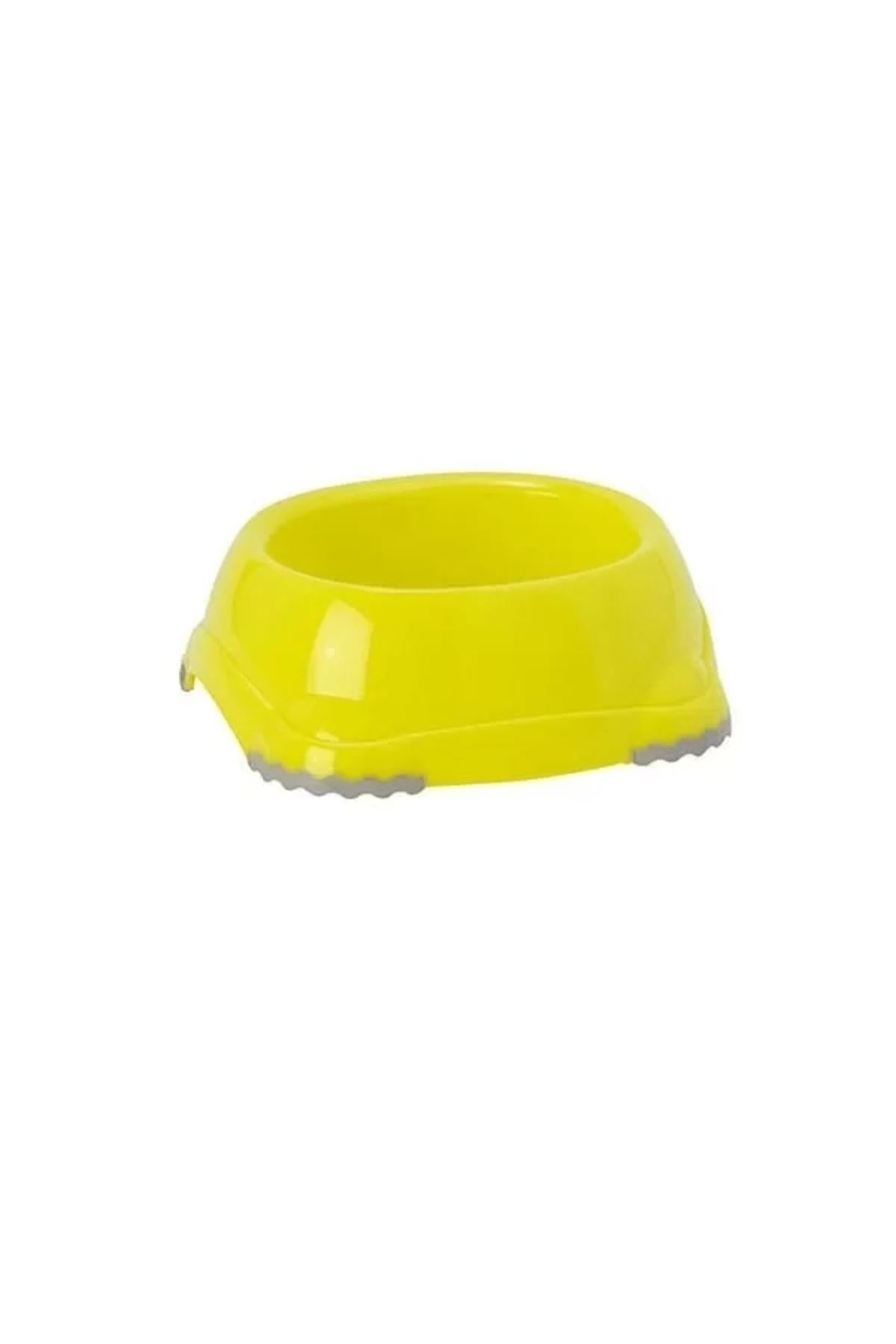 Moderna Smart Plastik Kedi Ve Köpek Mama Ve Su Kabı Sarı 315 ml