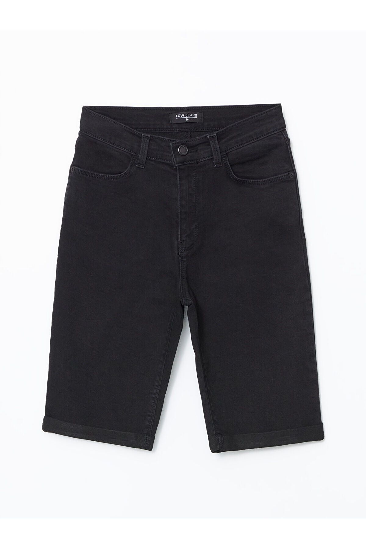 LC Waikiki Dar Fit Kadın Jean Şort