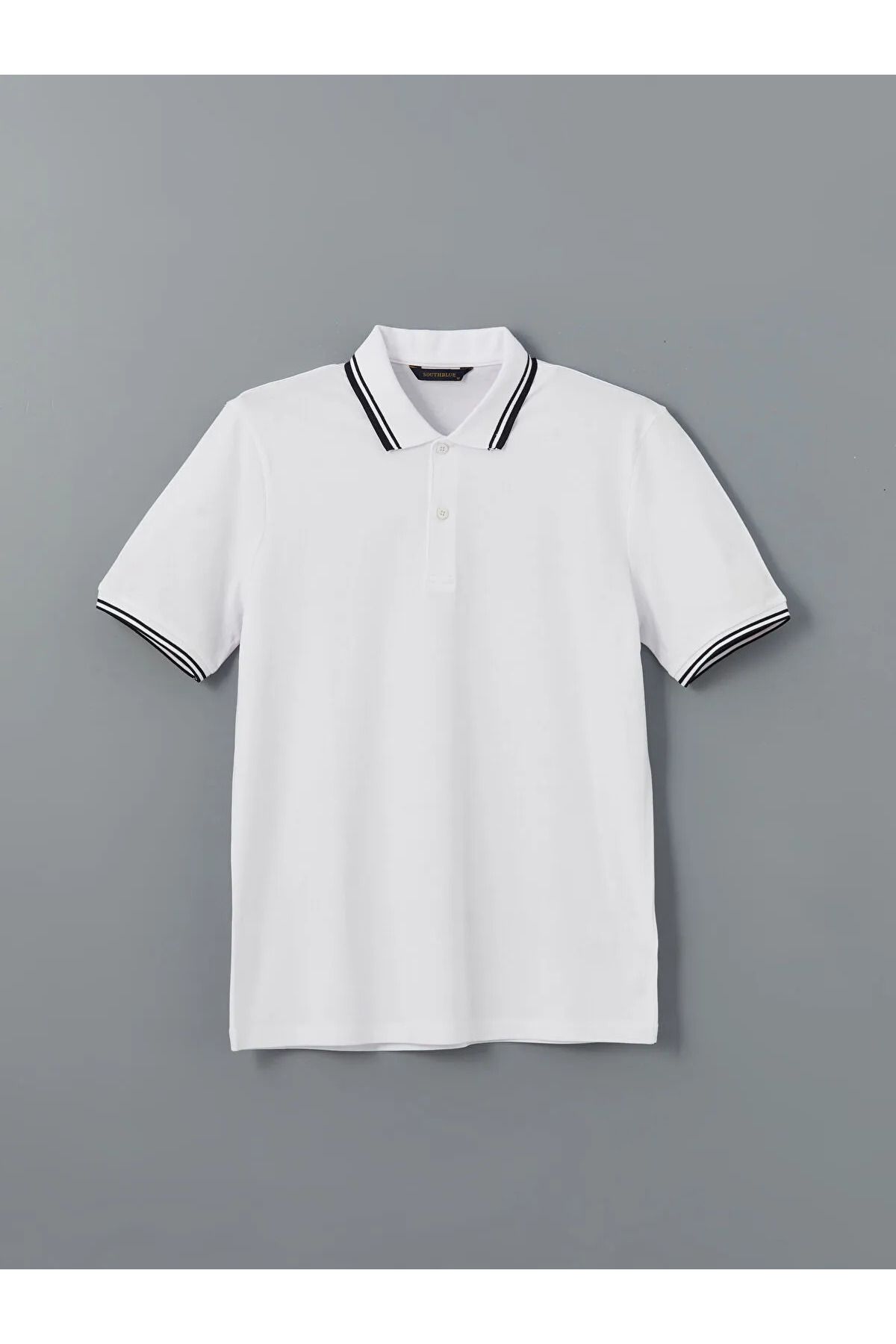 LC Waikiki Polo Yaka Kısa Kollu Erkek Dokulu Tişört