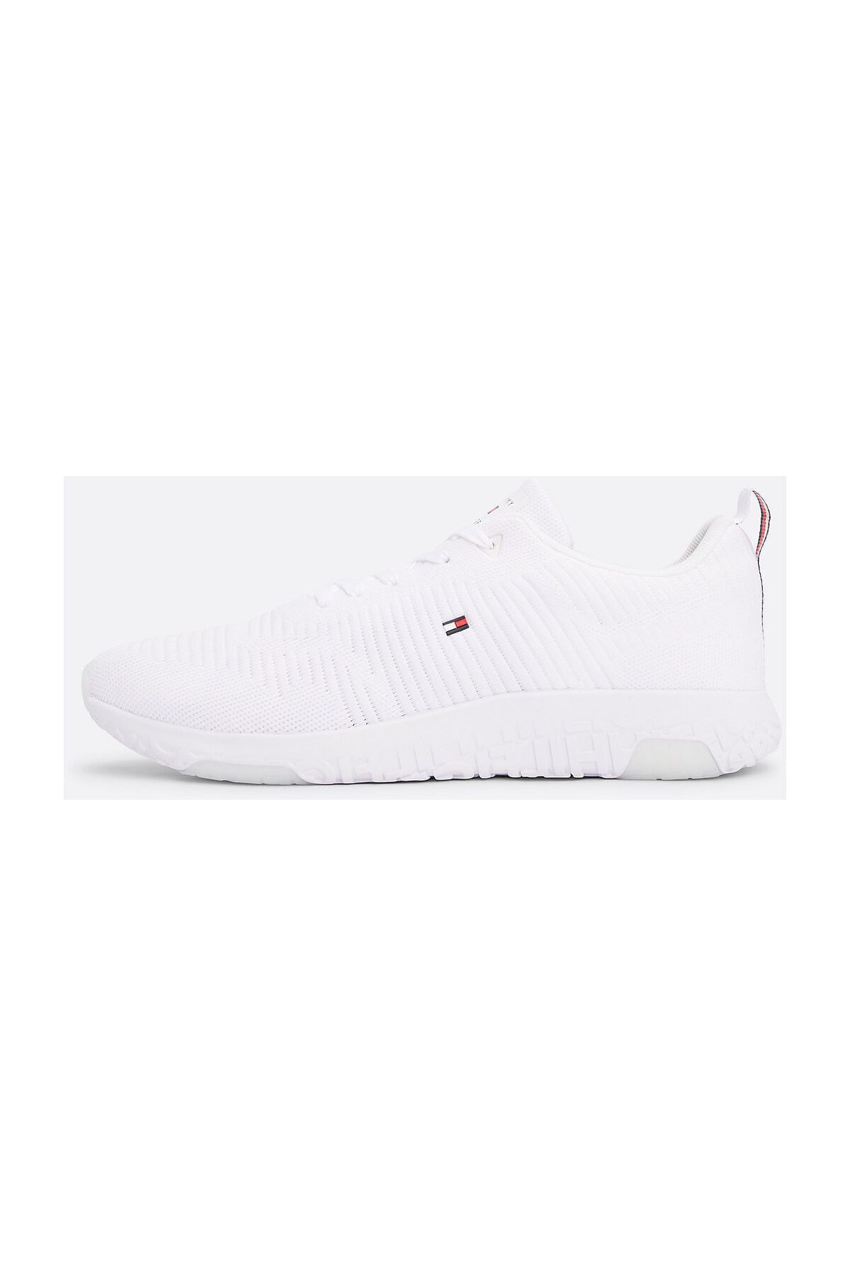 Tommy Hilfiger Męskie Białe Męskie Buty Sportowe Fm0fm02838ybr-biały Mężczyzna - 44