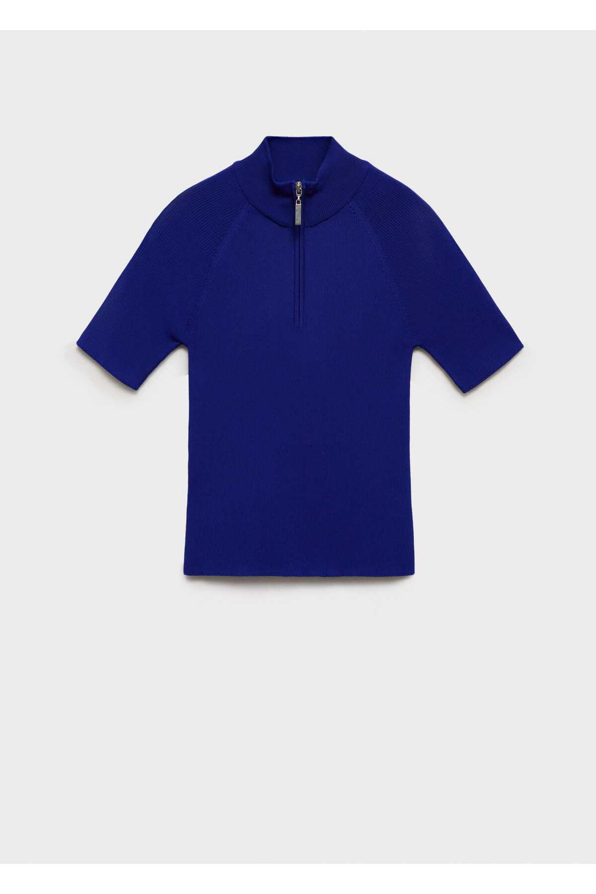 بافت و پلیور زنانه آبی منگوMANGO | 77015654 اورجینال - تصویر 4