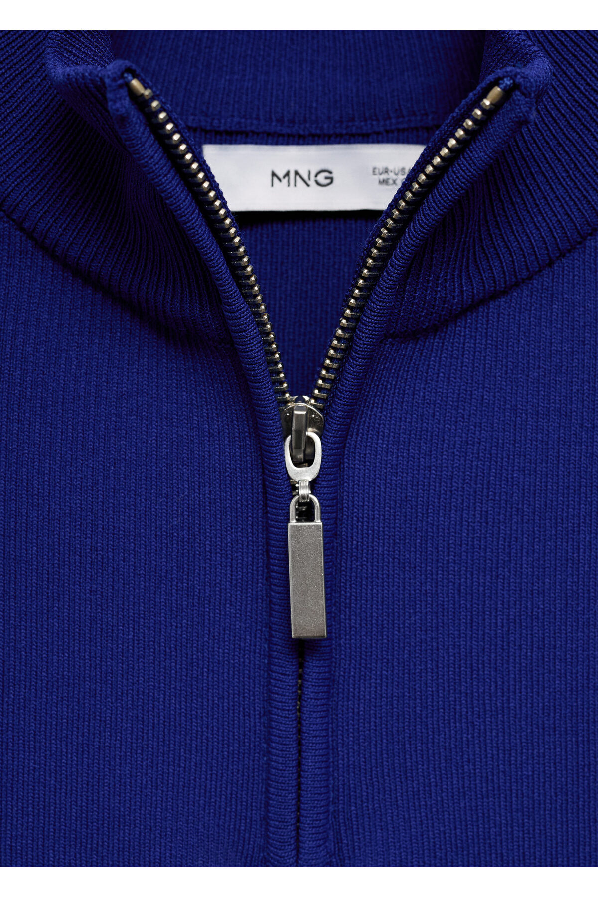 بافت و پلیور زنانه آبی منگوMANGO | 77015654 اورجینال - تصویر 7