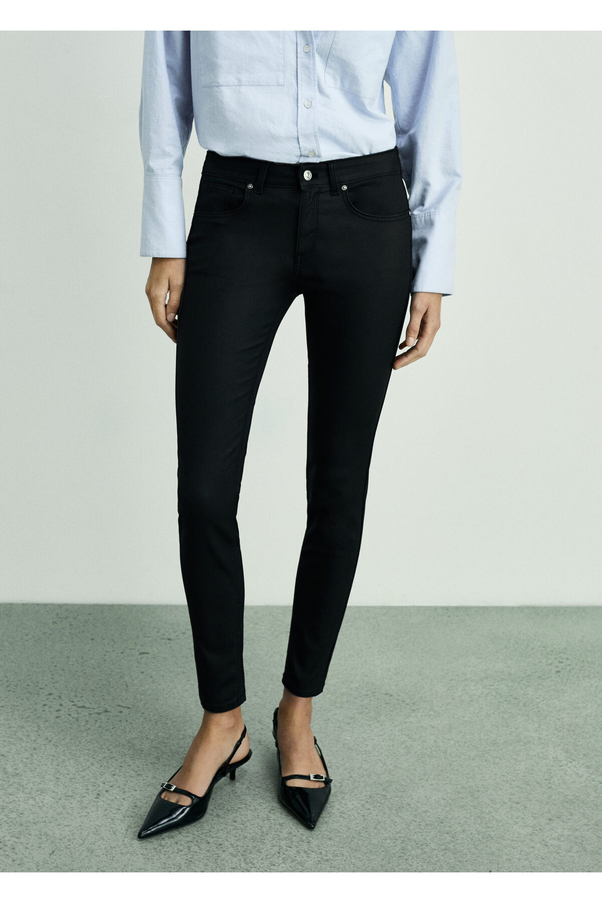 Siyah Kadın Jeans 87070443