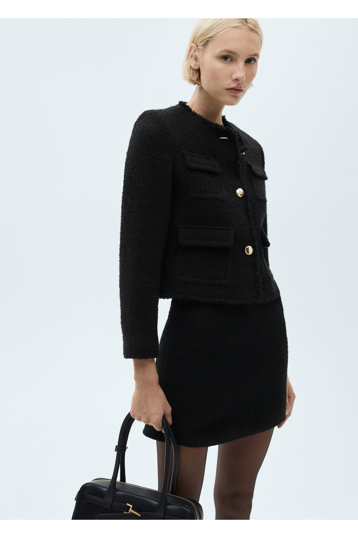 MANGO Woman-Black Women's Jacket 77074067 4