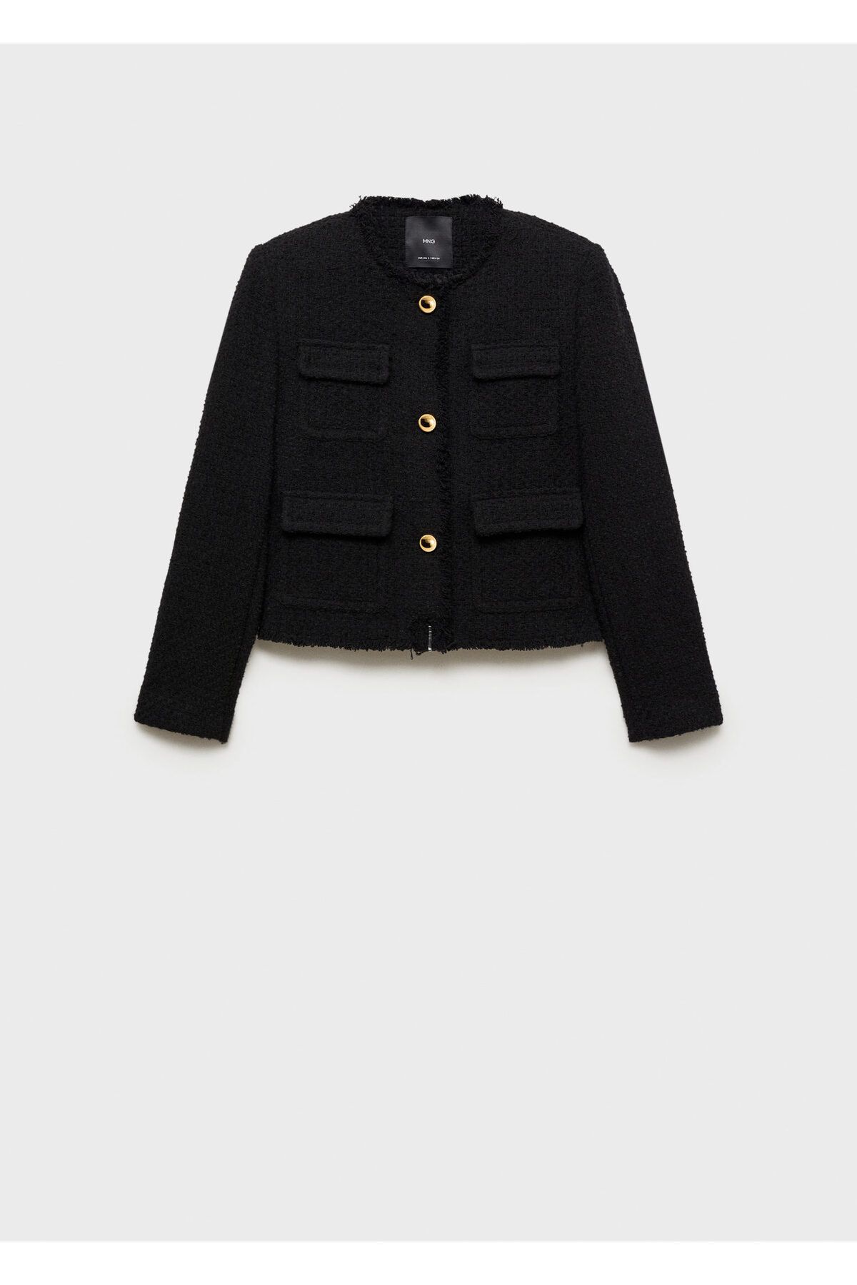MANGO Woman-Black Women's Jacket 77074067 5
