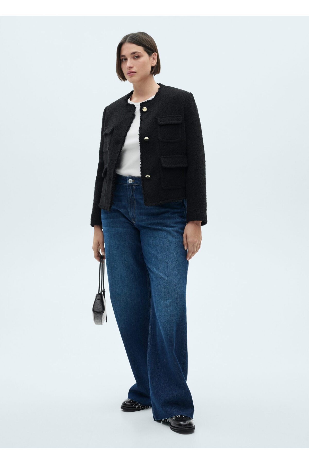 MANGO Woman-Black Women's Jacket 77074067 8