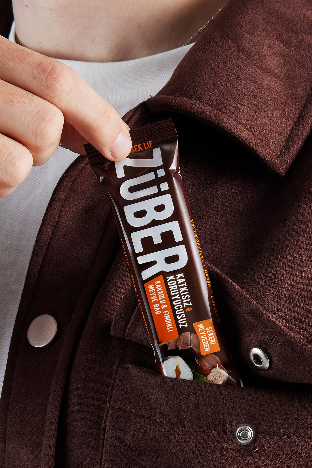 Züber-Cocoa and Hazelnut Fruit Bar 40Gr X 12 Pieces 5